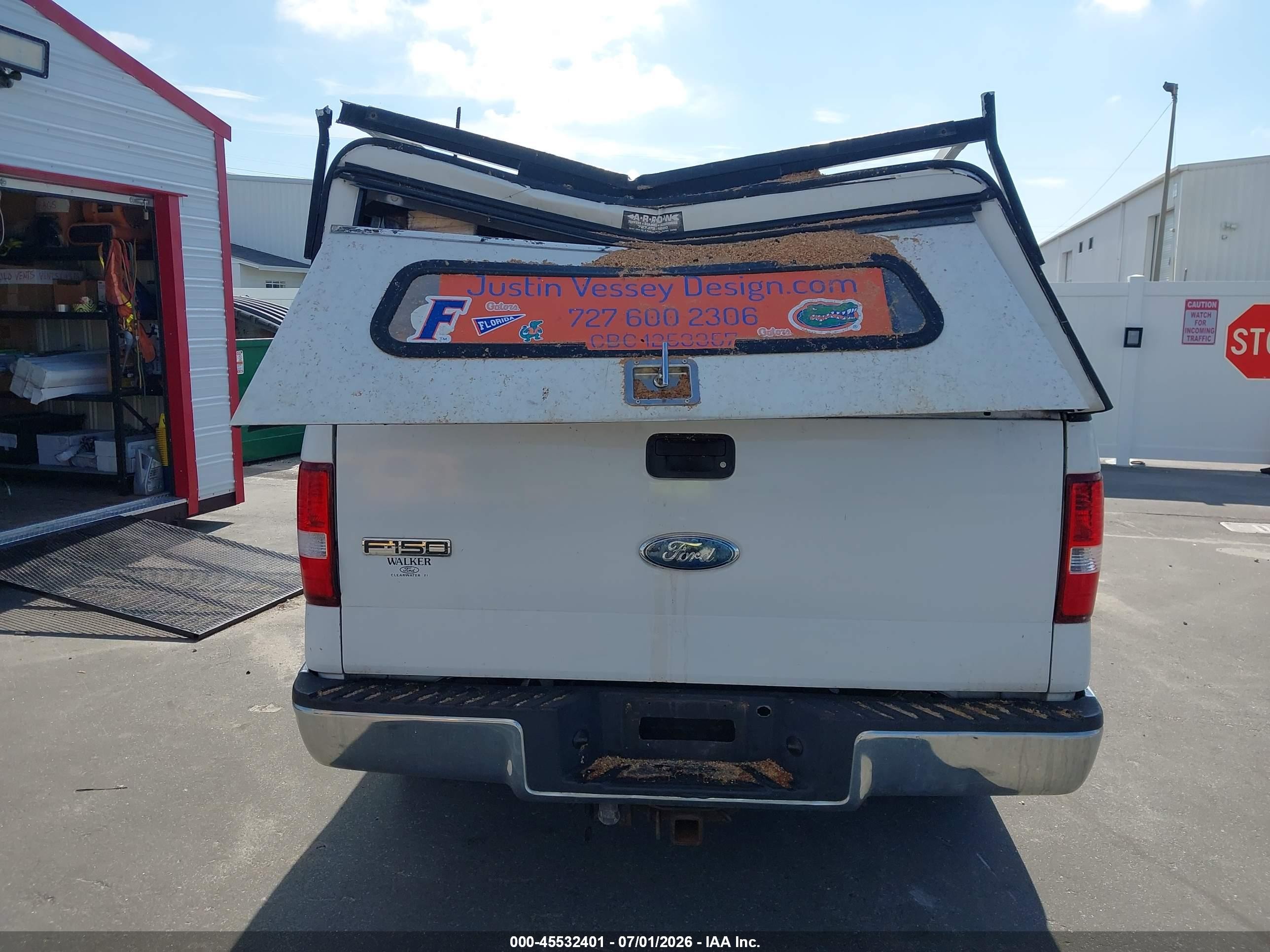 2006 Ford F-150 Lariat/xl/xlt White vin: 1FTPX12V36NB70163