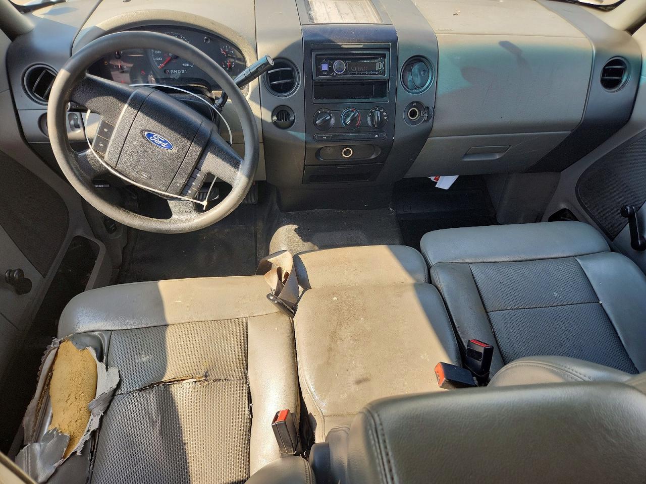 2007 Ford F150 White vin: 1FTPX12V37FB64116