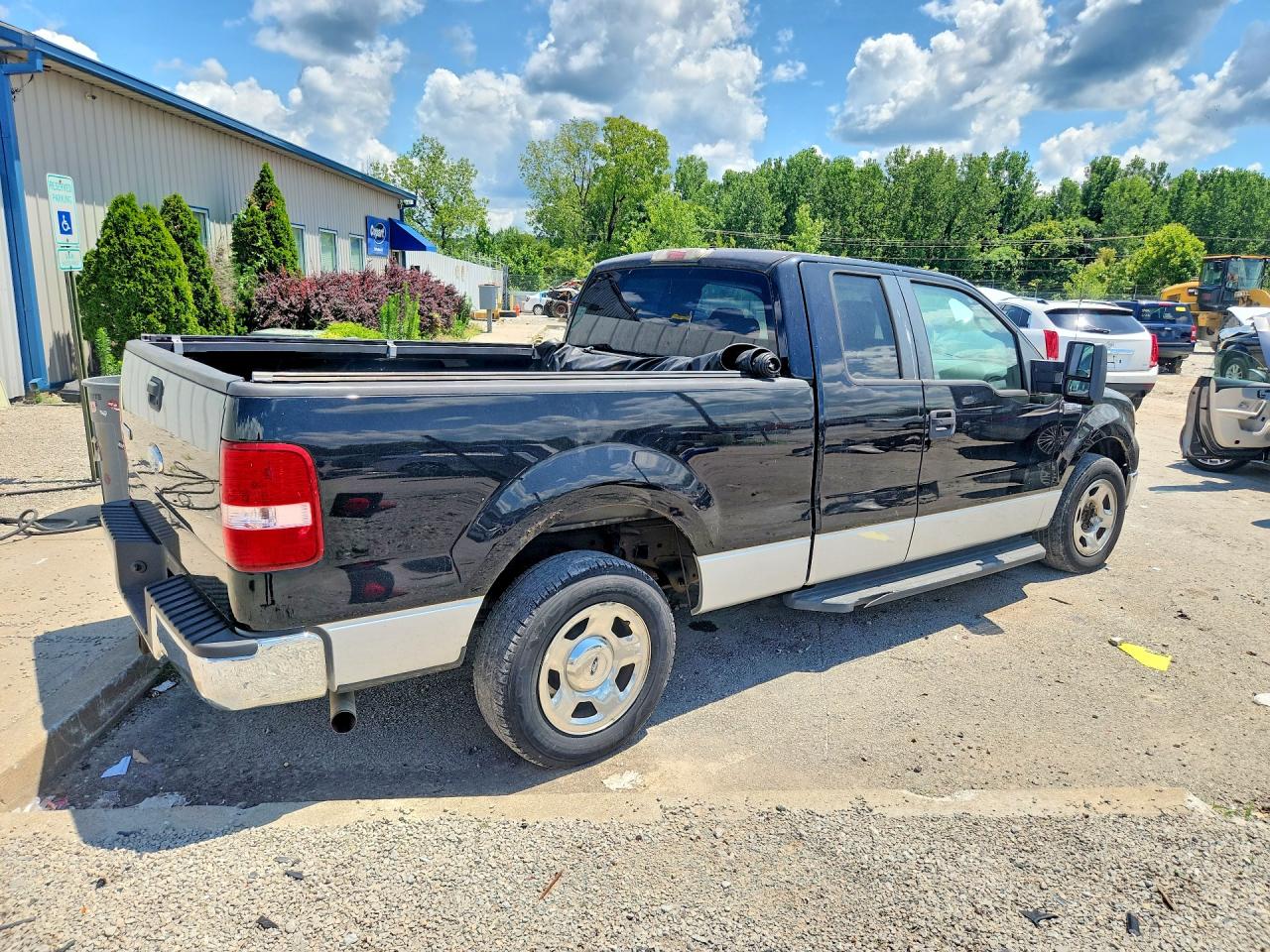 2008 Ford F150 Black vin: 1FTPX12V38FA71596