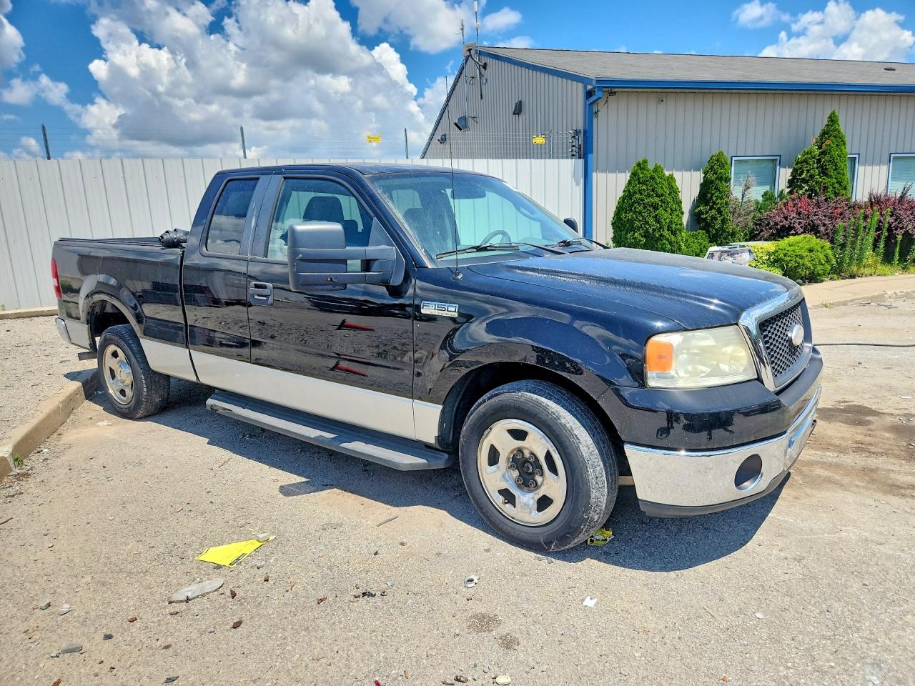 2008 Ford F150 Black vin: 1FTPX12V38FA71596
