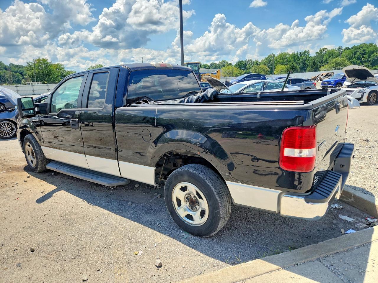 2008 Ford F150 Black vin: 1FTPX12V38FA71596