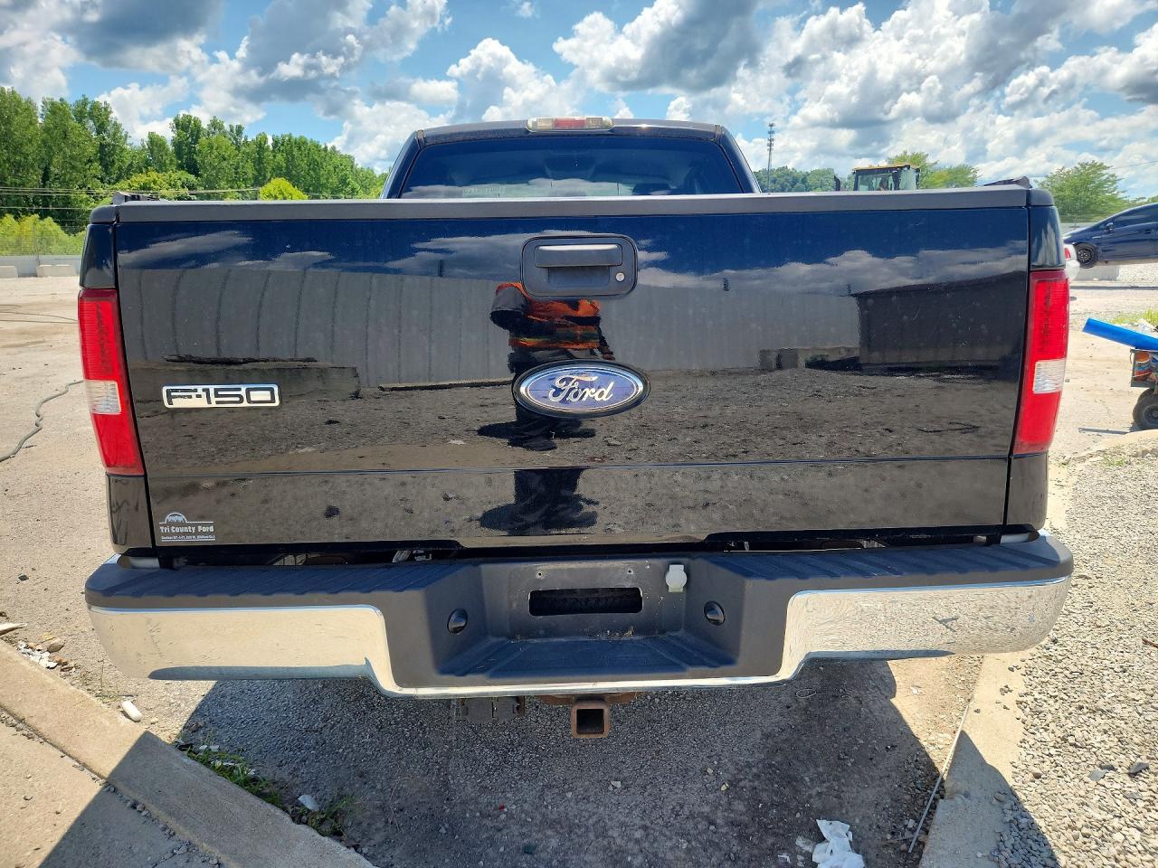 2008 Ford F150 Black vin: 1FTPX12V38FA71596
