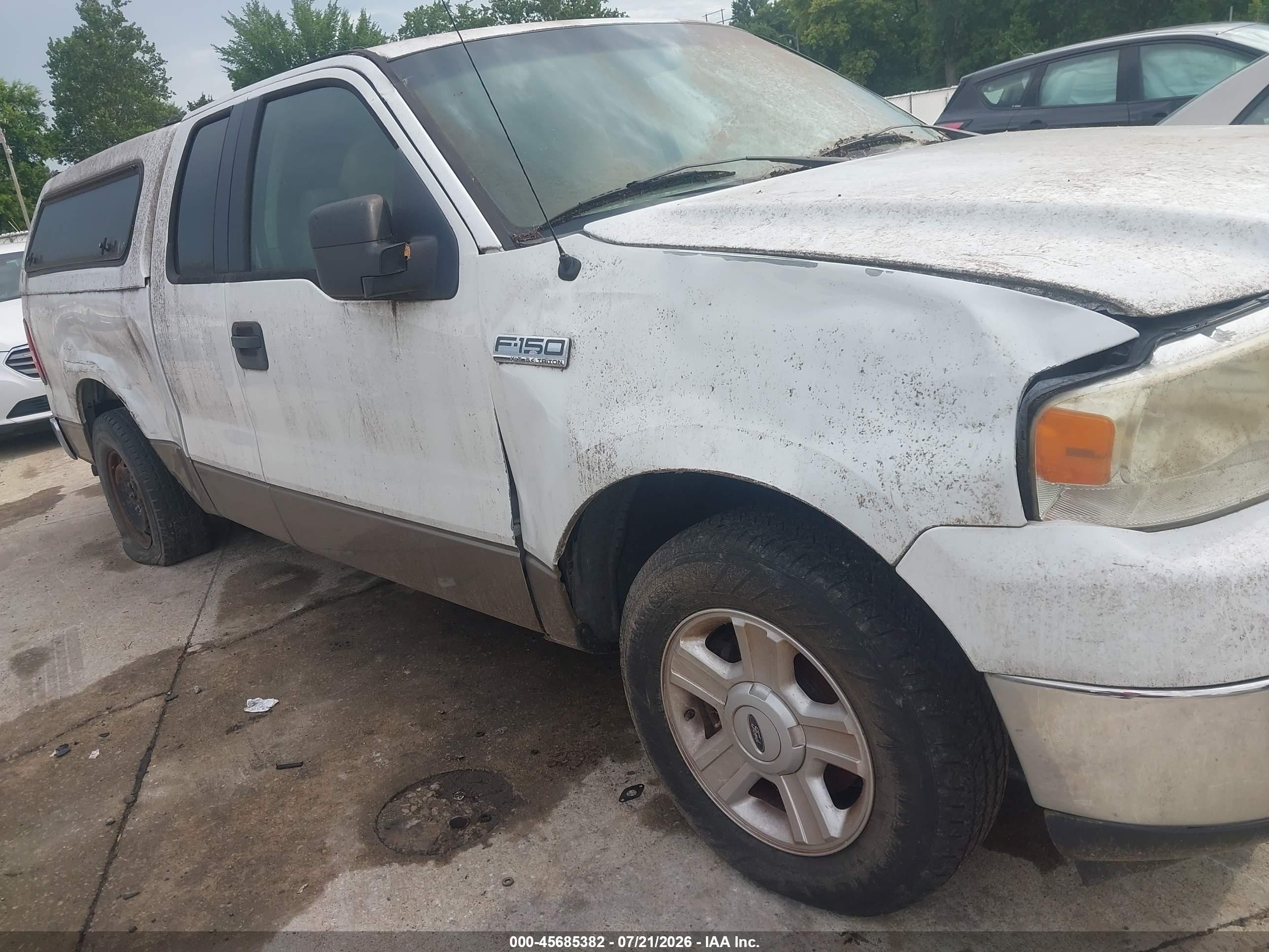 2006 Ford F-150 Lariat/xl/xlt White vin: 1FTPX12V46NB15320