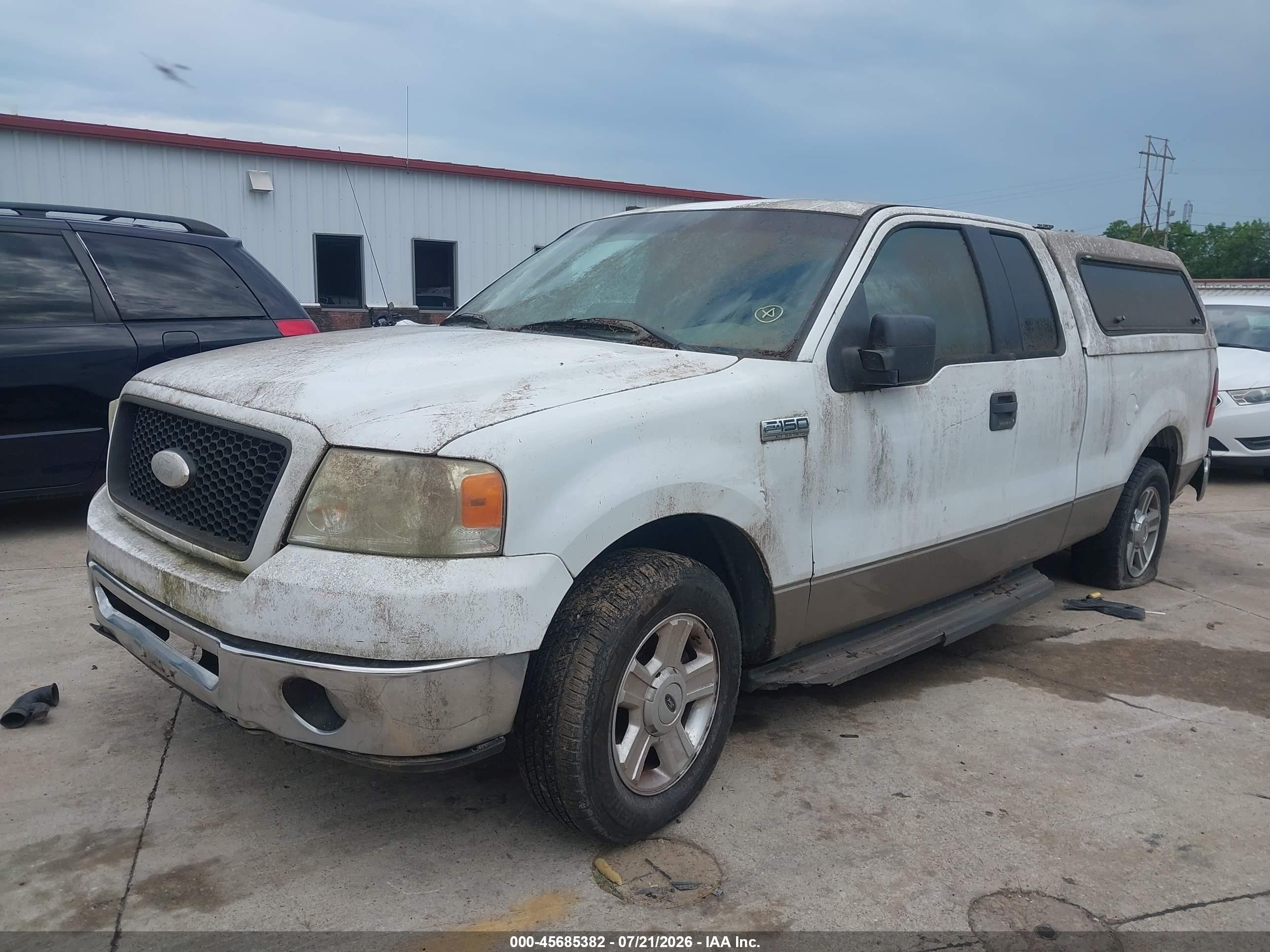 2006 Ford F-150 Lariat/xl/xlt White vin: 1FTPX12V46NB15320