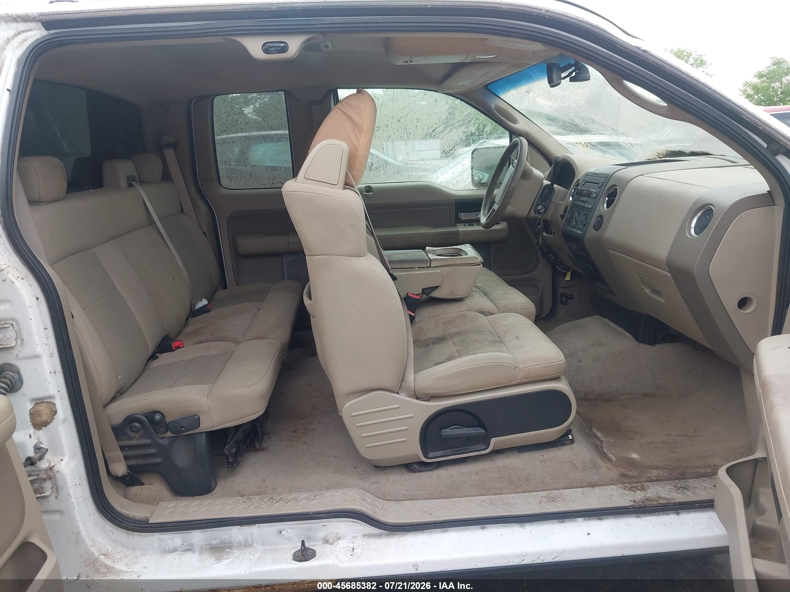 2006 Ford F-150 Lariat/xl/xlt White vin: 1FTPX12V46NB15320