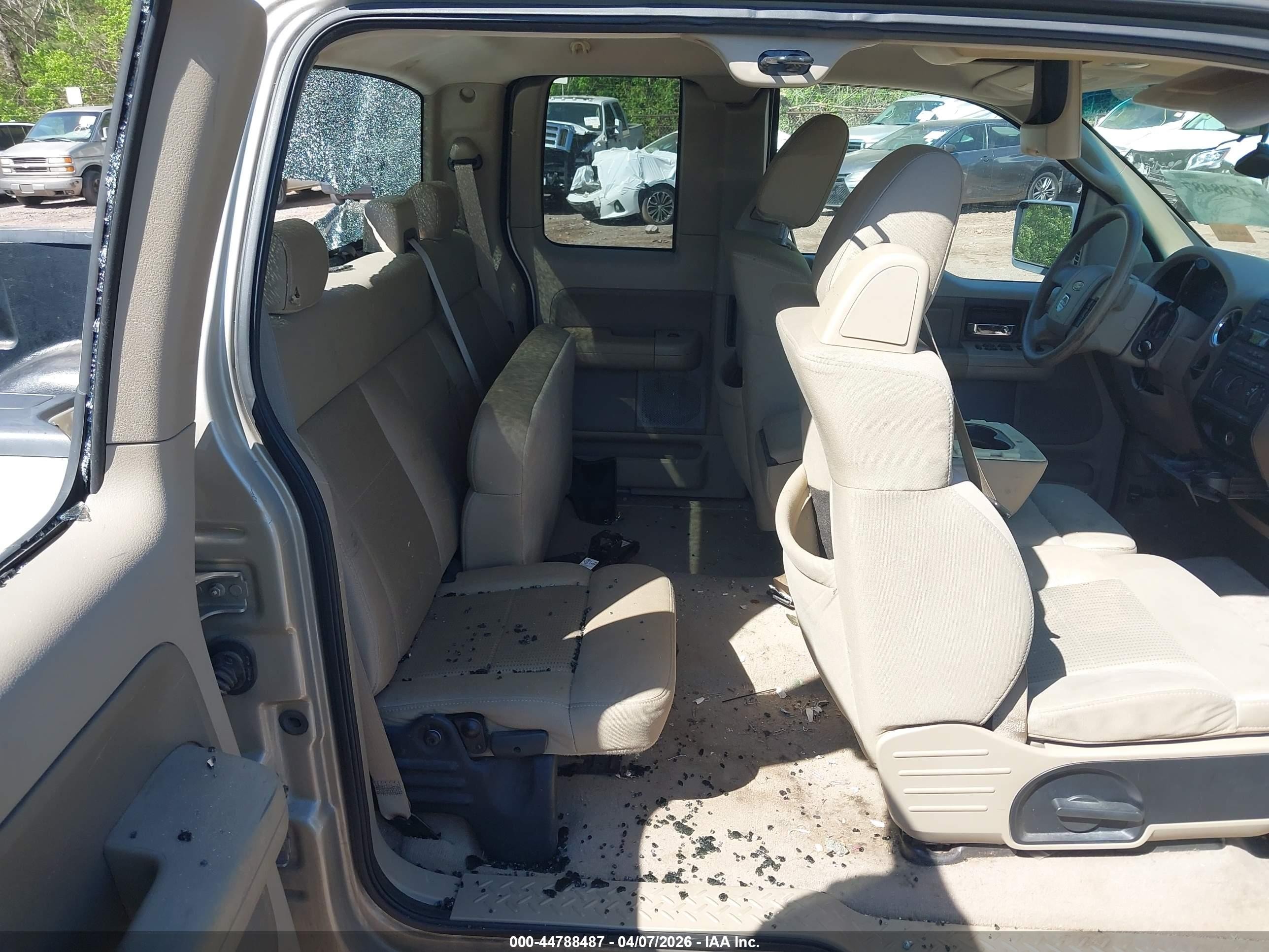 2007 Ford F-150 Lariat/stx/xl/xlt Champagne vin: 1FTPX12V47FA82914