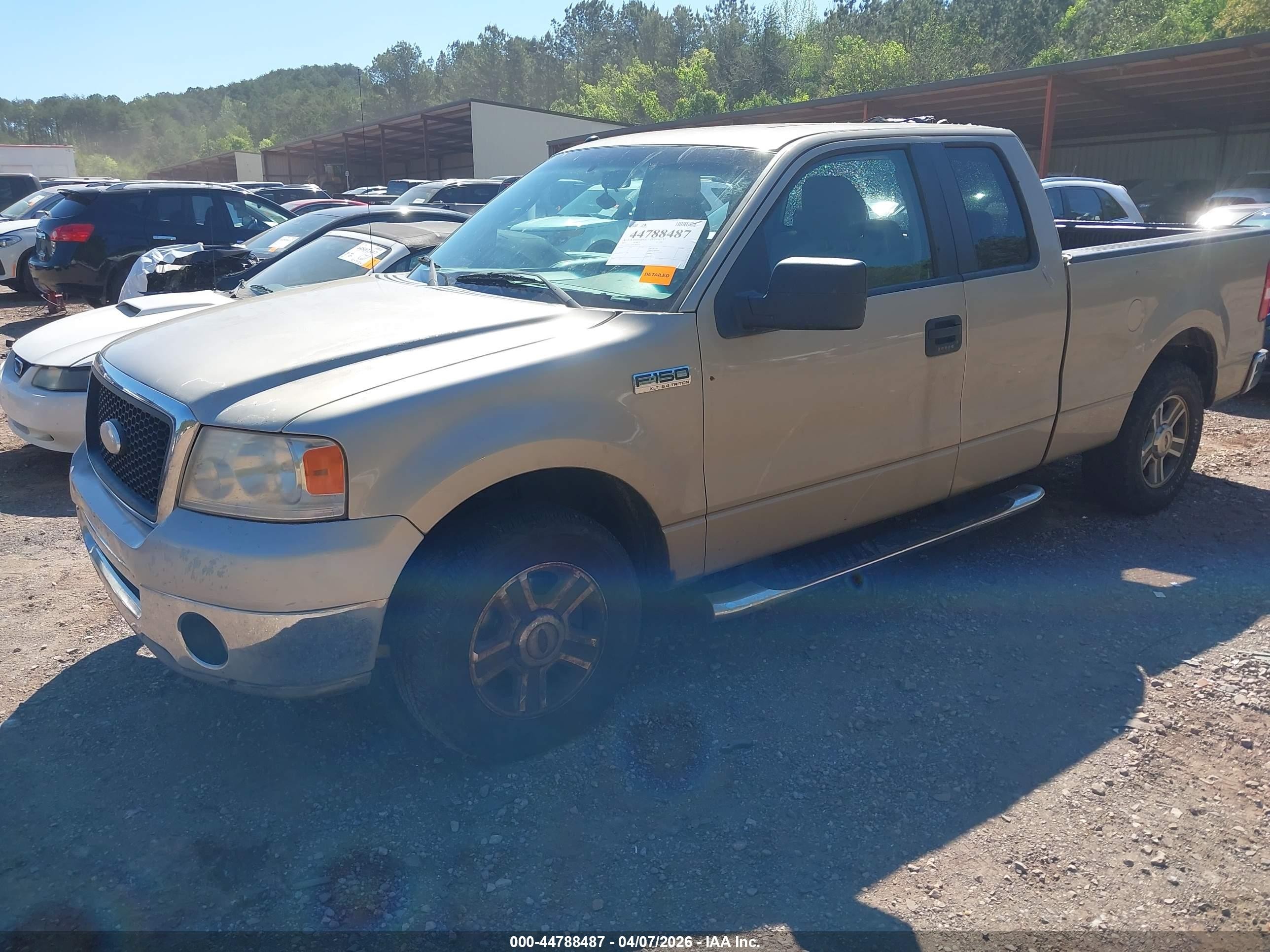 2007 Ford F-150 Lariat/stx/xl/xlt Champagne vin: 1FTPX12V47FA82914