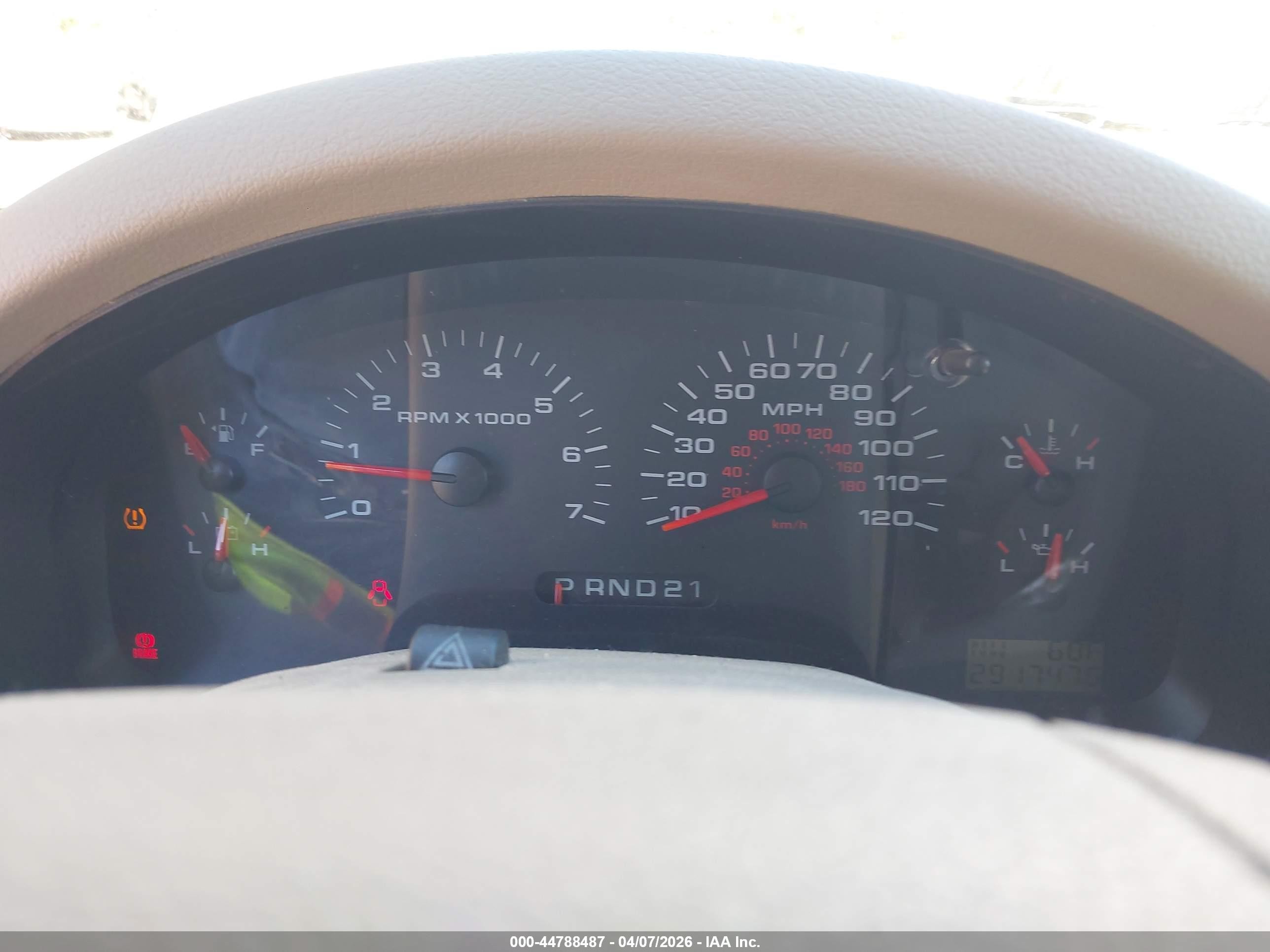 2007 Ford F-150 Lariat/stx/xl/xlt Champagne vin: 1FTPX12V47FA82914