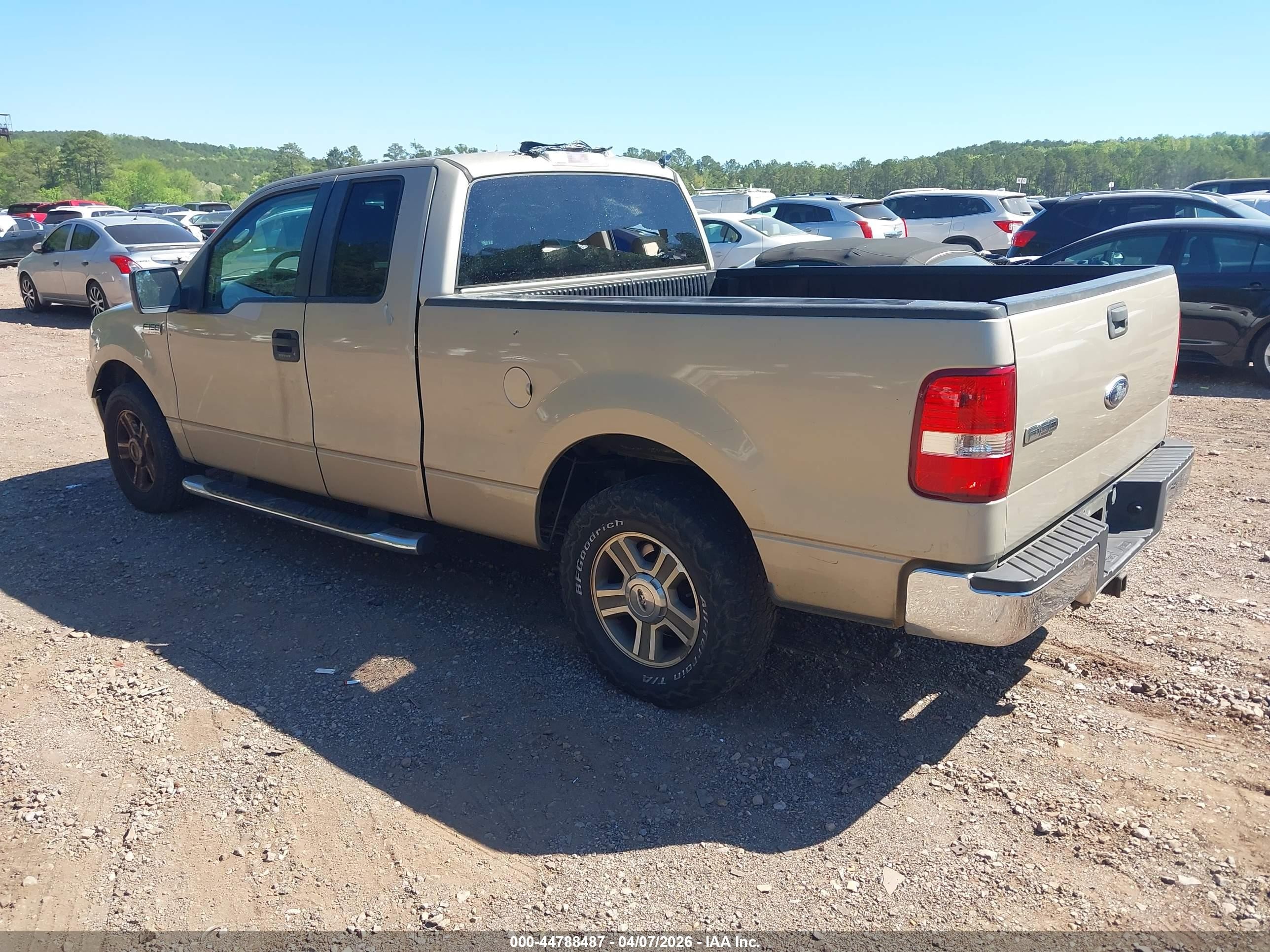 2007 Ford F-150 Lariat/stx/xl/xlt Champagne vin: 1FTPX12V47FA82914