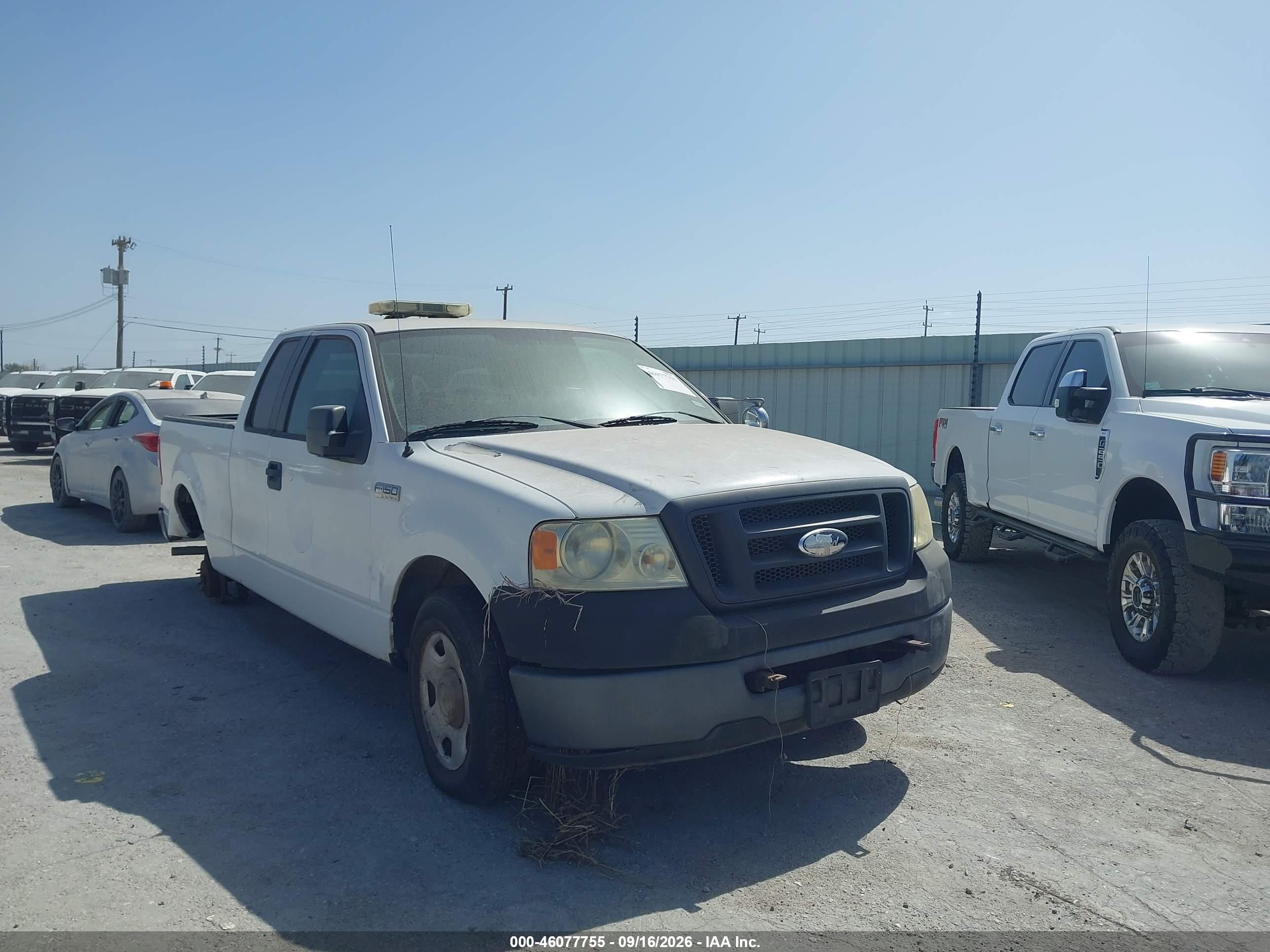 2007 Ford F-150 Lariat/stx/xl/xlt White vin: 1FTPX12V47KD24995