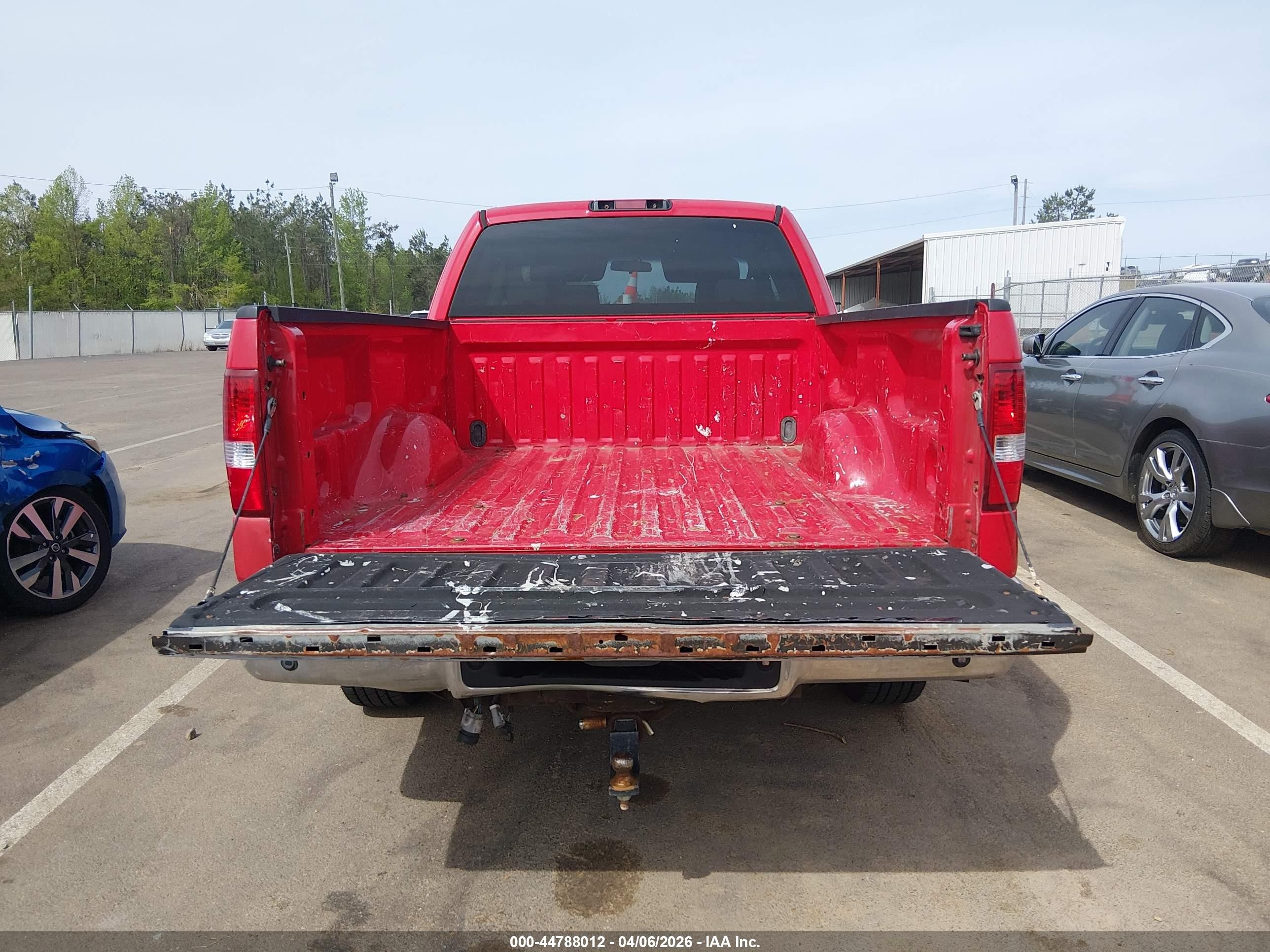 2007 Ford F-150 Lariat/stx/xl/xlt Красный vin: 1FTPX12V47NA04638