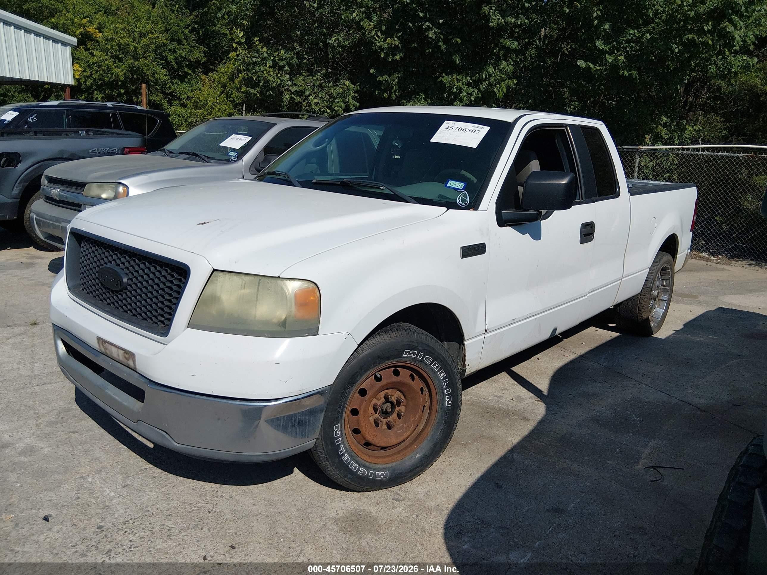 2006 Ford F-150 Lariat/xl/xlt White vin: 1FTPX12V56KD92219