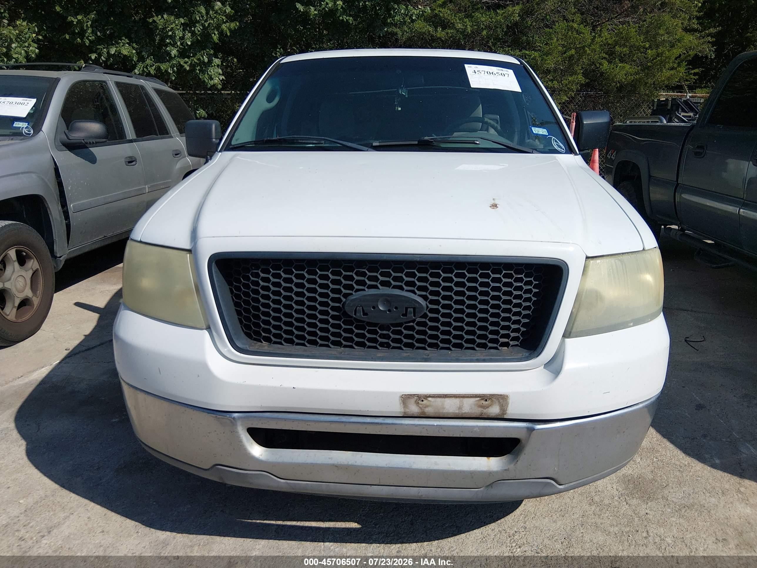 2006 Ford F-150 Lariat/xl/xlt White vin: 1FTPX12V56KD92219