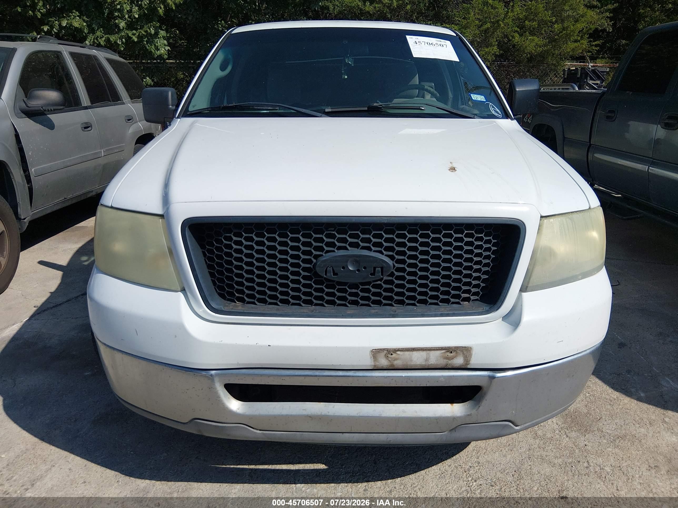 2006 Ford F-150 Lariat/xl/xlt White vin: 1FTPX12V56KD92219