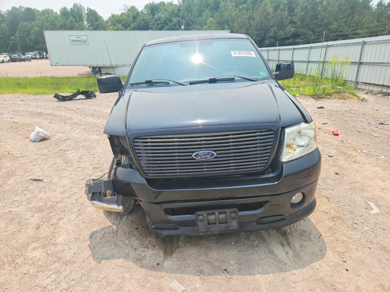 2007 Ford F150 Black vin: 1FTPX12V67KC10898