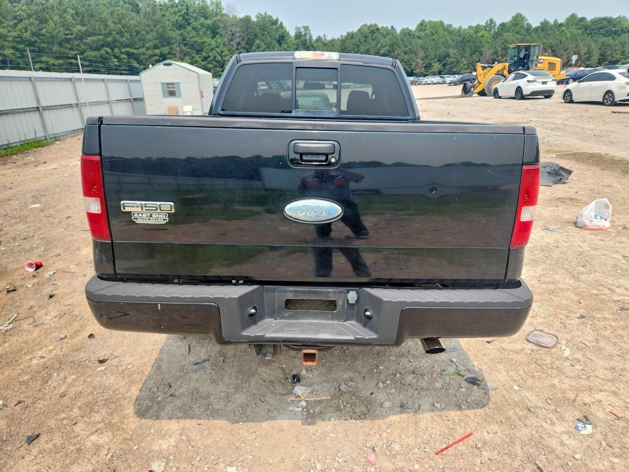 2007 Ford F150 Black vin: 1FTPX12V67KC10898