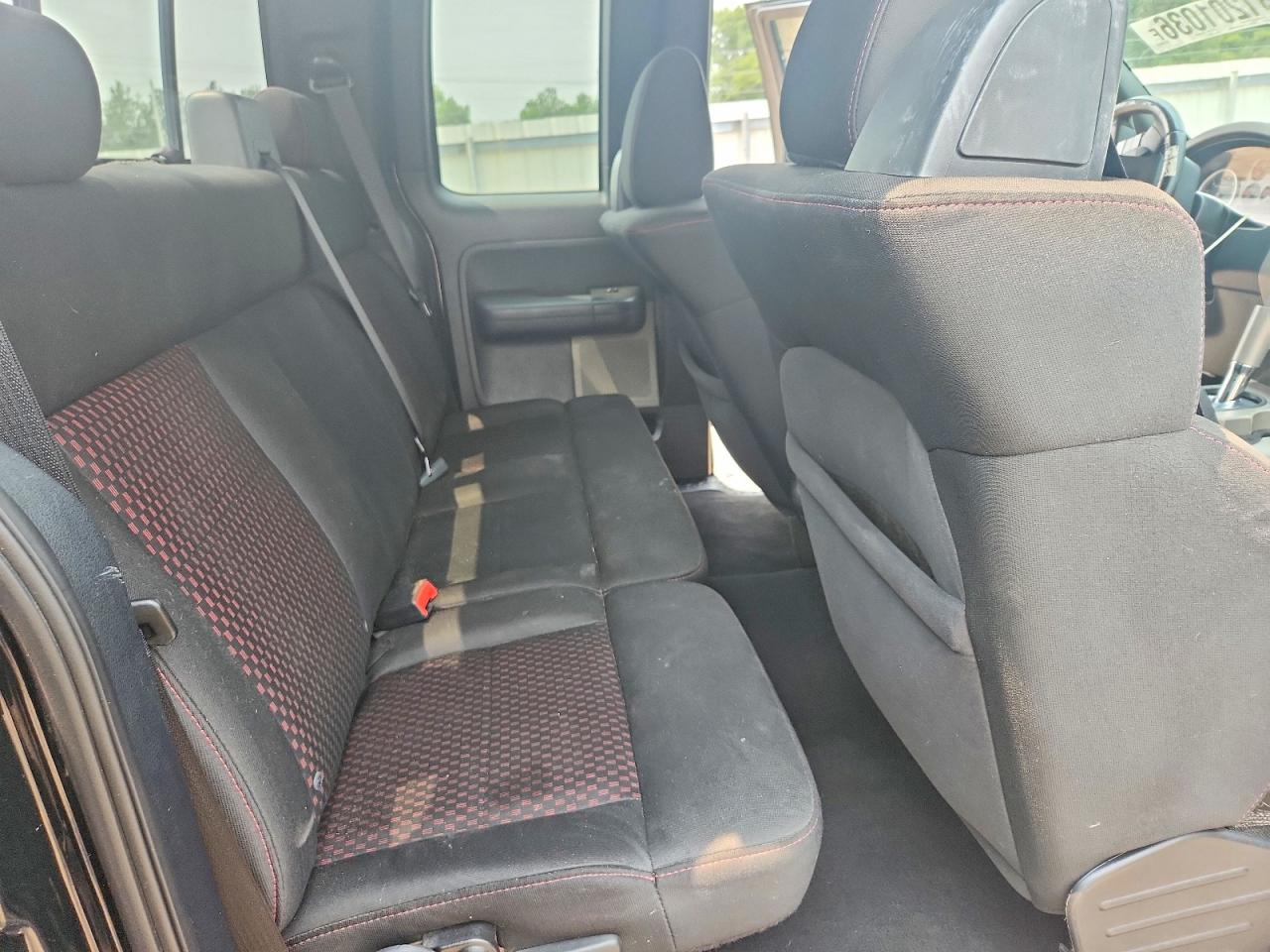 2007 Ford F150 Black vin: 1FTPX12V67KC10898
