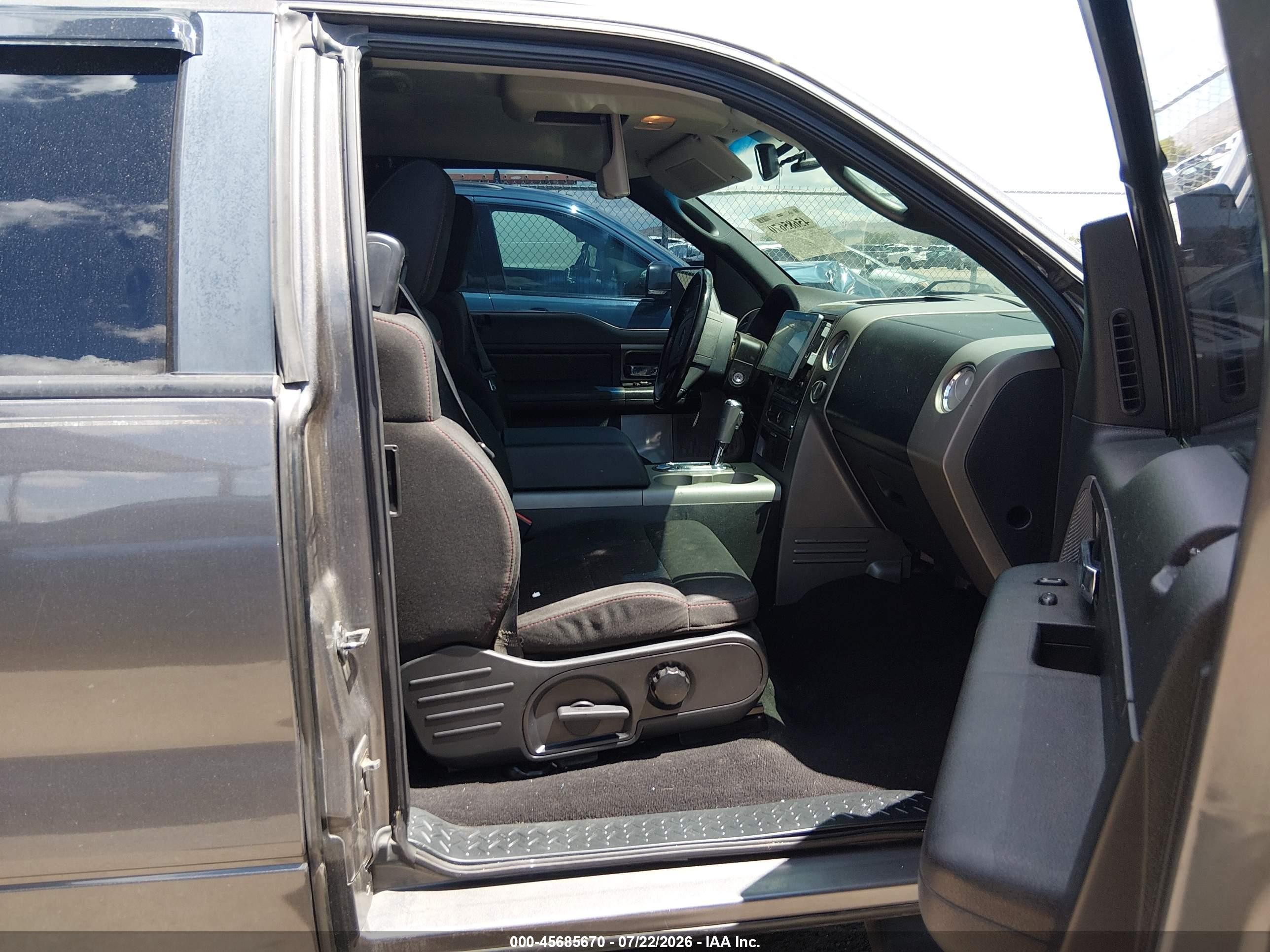 2007 Ford F-150 Lariat/stx/xl/xlt Gray vin: 1FTPX12V67KC45618
