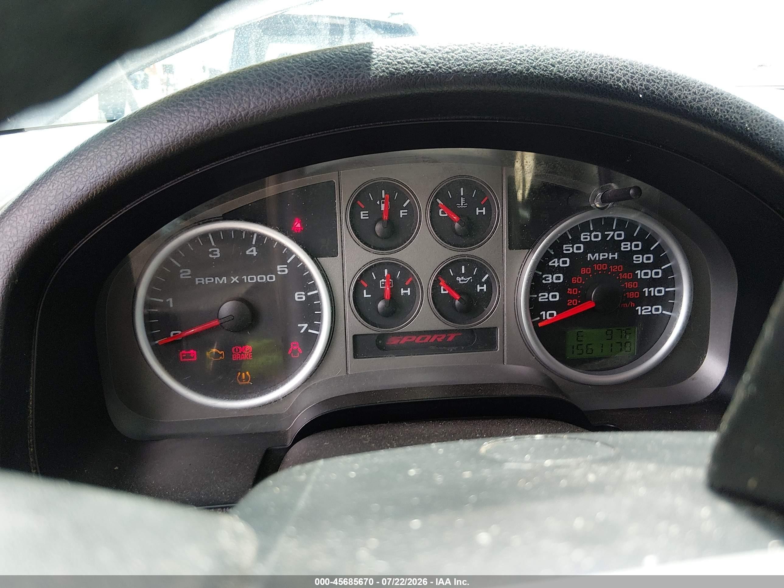 2007 Ford F-150 Lariat/stx/xl/xlt Gray vin: 1FTPX12V67KC45618