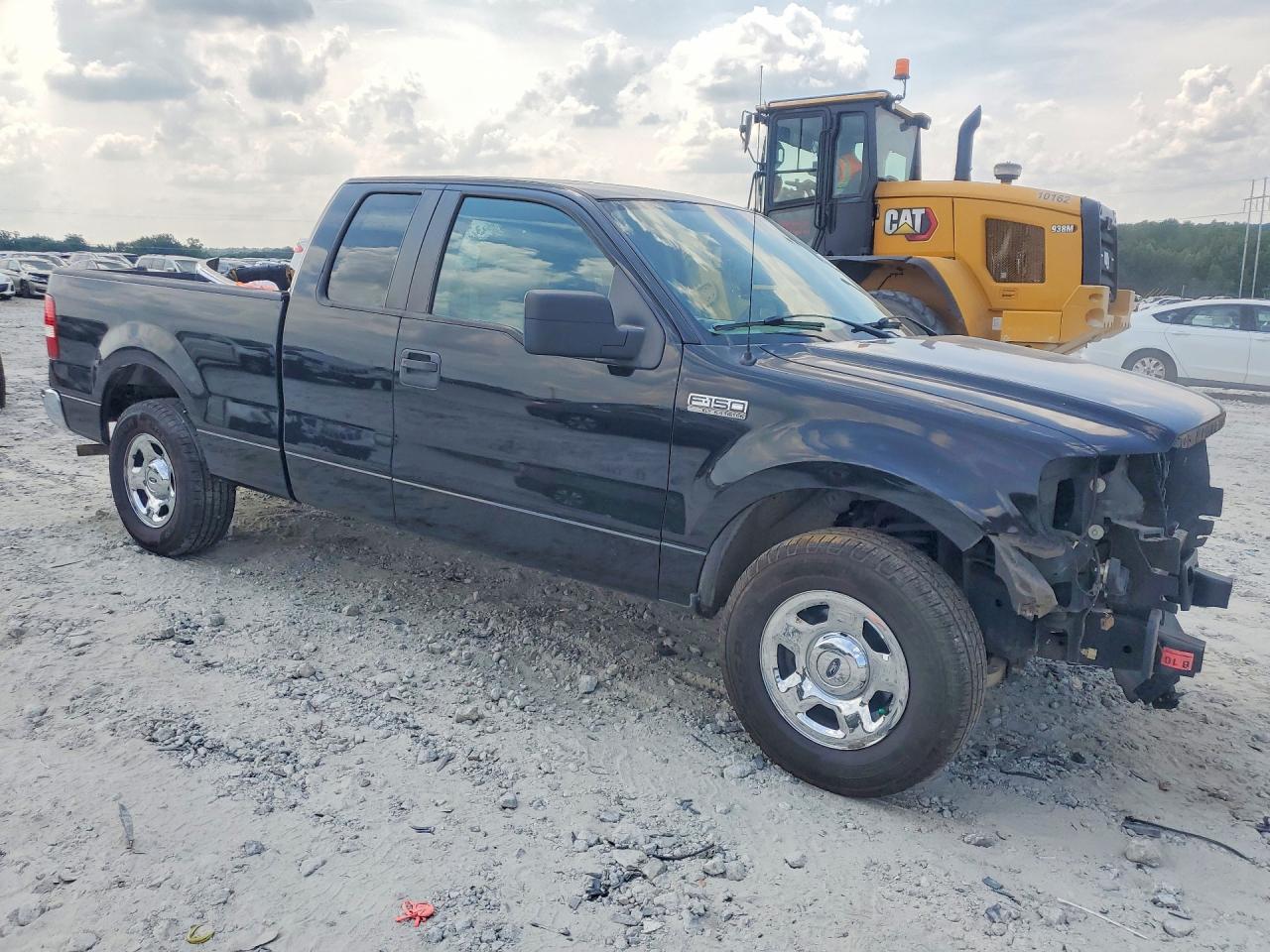 2007 Ford F150 Black vin: 1FTPX12V67KD47047