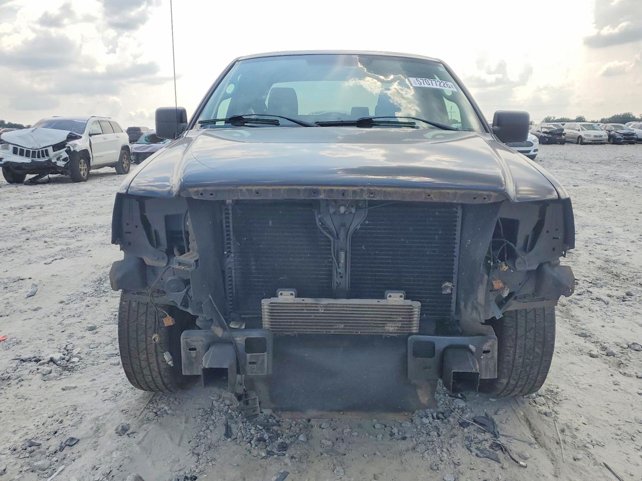 2007 Ford F150 Black vin: 1FTPX12V67KD47047