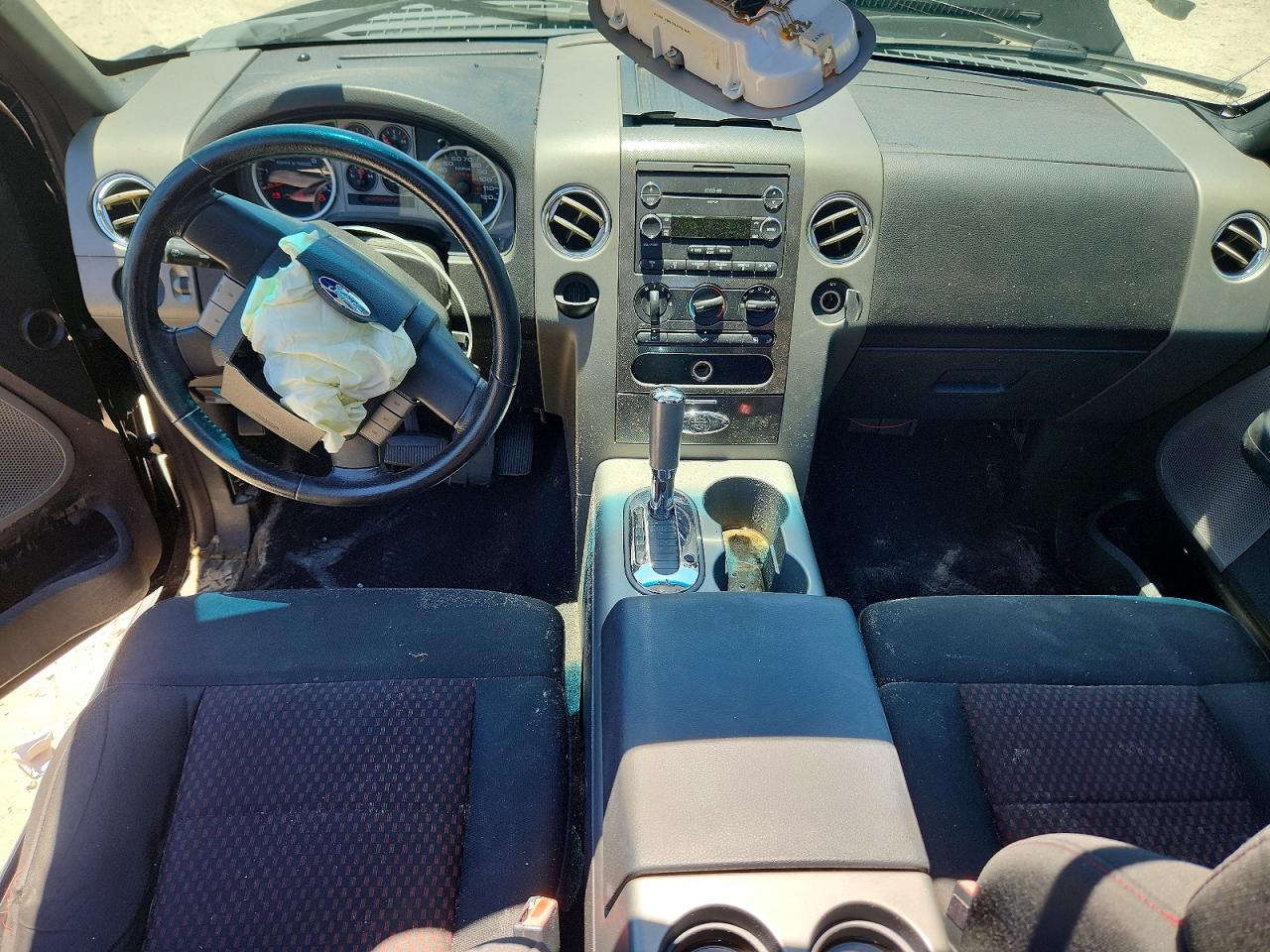 2008 Ford F150 Black vin: 1FTPX12V68KC11258