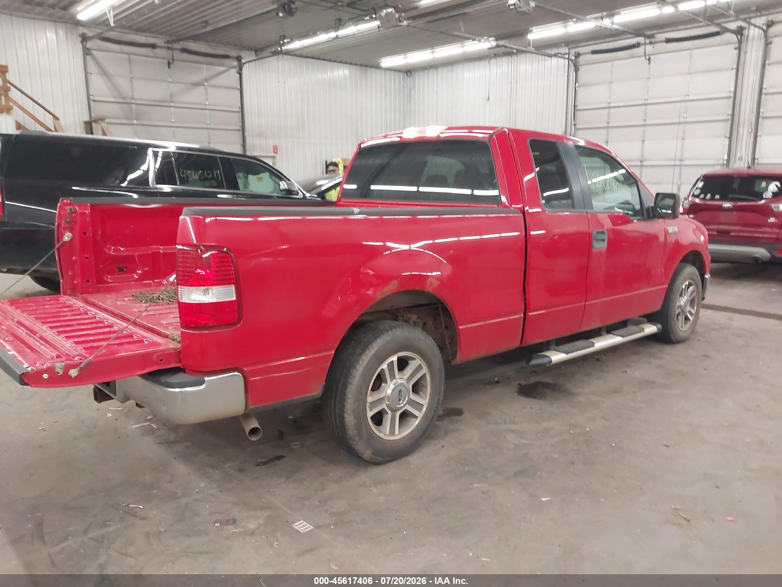 2006 Ford F-150 Lariat/xl/xlt Red vin: 1FTPX12V76FB35751