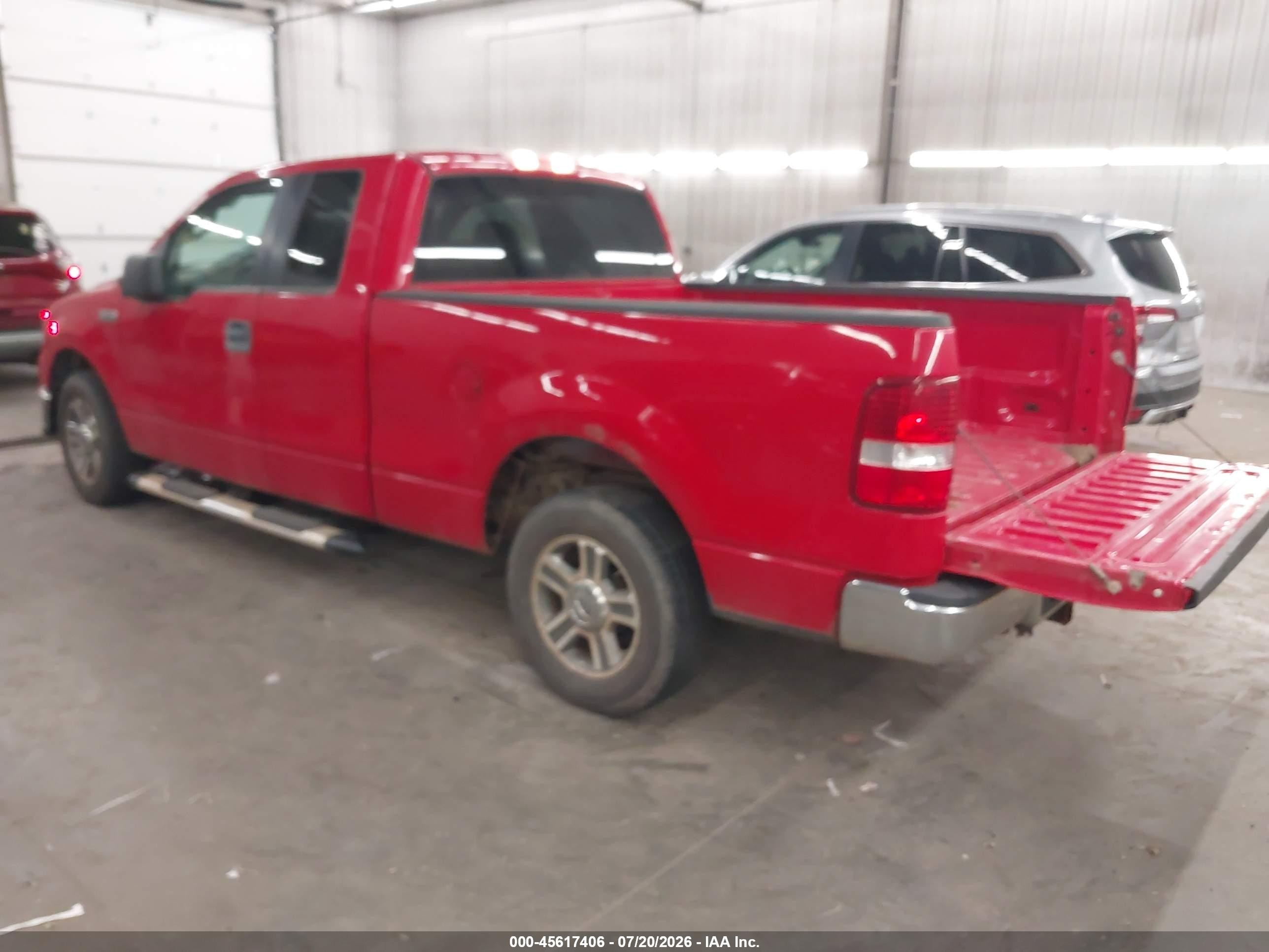 2006 Ford F-150 Lariat/xl/xlt Red vin: 1FTPX12V76FB35751