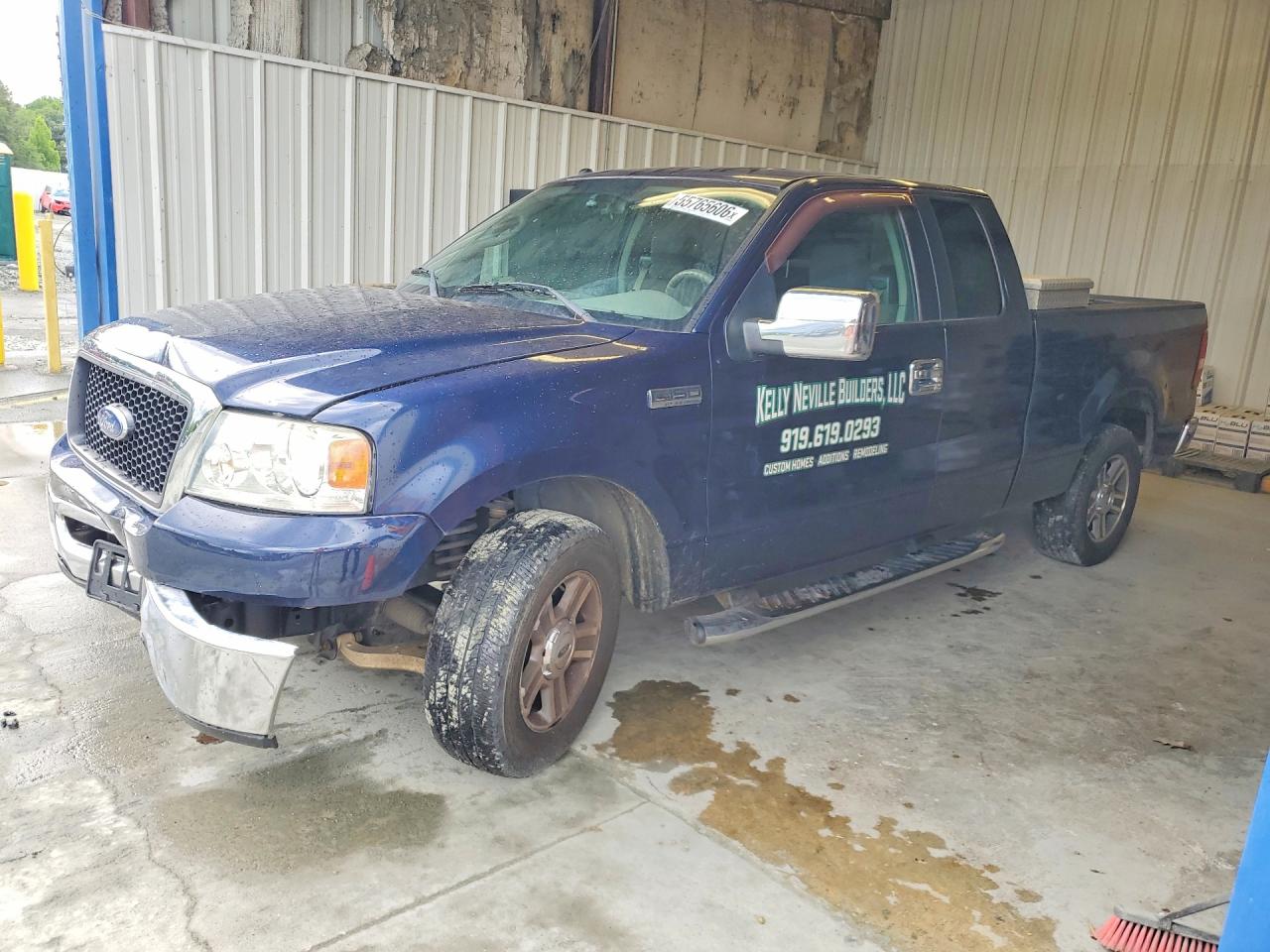 2006 Ford F150 Blue vin: 1FTPX12V76NB78993