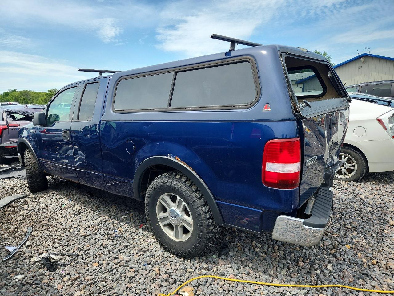 2007 Ford F150 Blue vin: 1FTPX12V87FA92488
