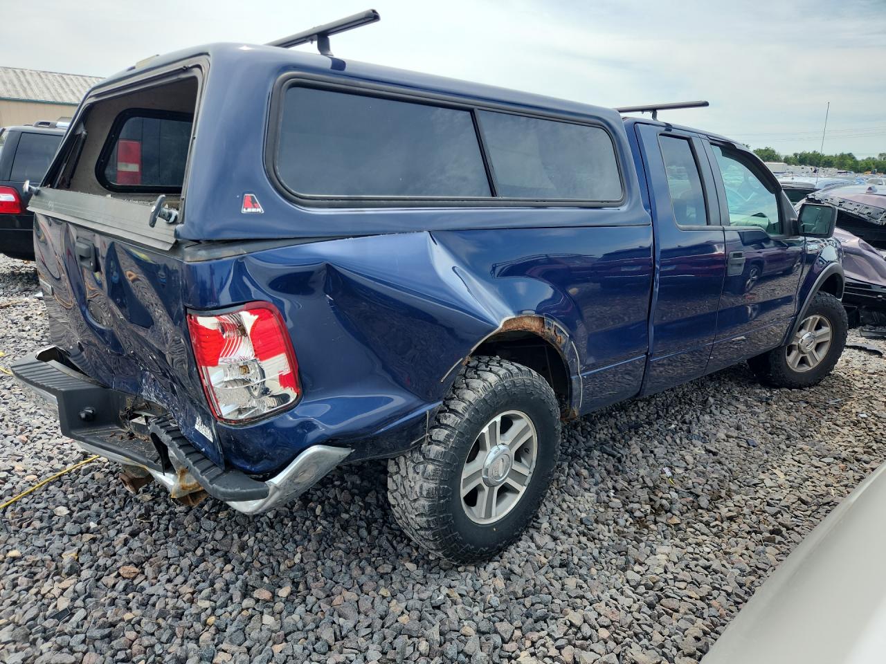 2007 Ford F150 Blue vin: 1FTPX12V87FA92488
