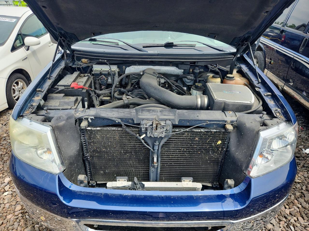 2007 Ford F150 Blue vin: 1FTPX12V87FA92488