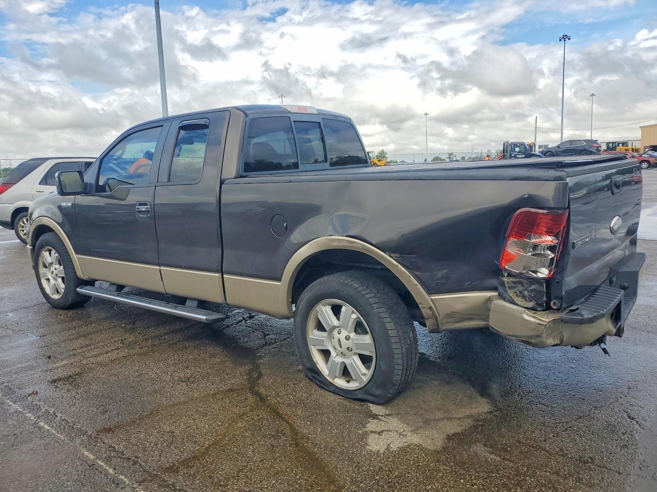 2007 Ford F150 Gray vin: 1FTPX12V87FB22959