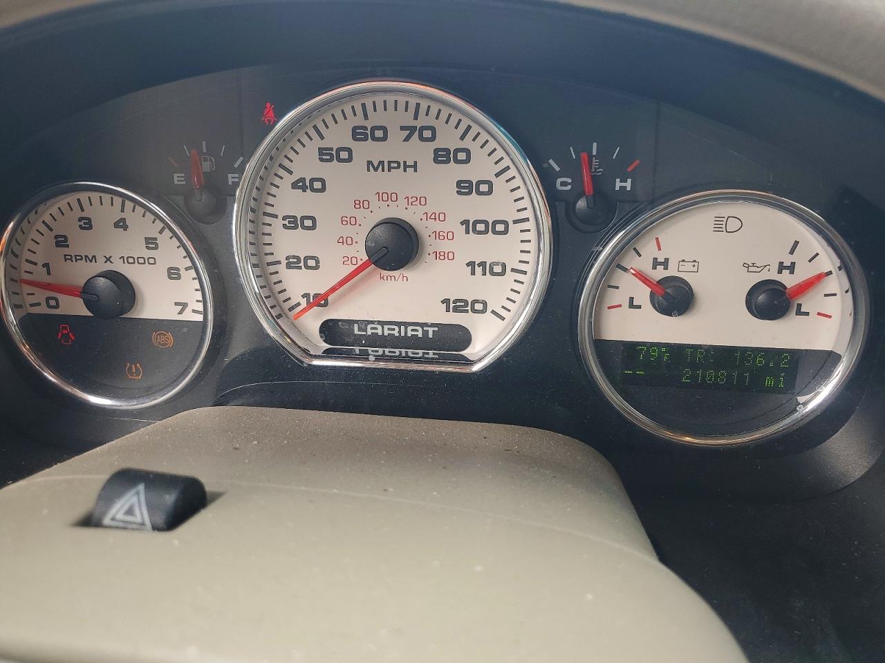 2007 Ford F150 Gray vin: 1FTPX12V87FB22959