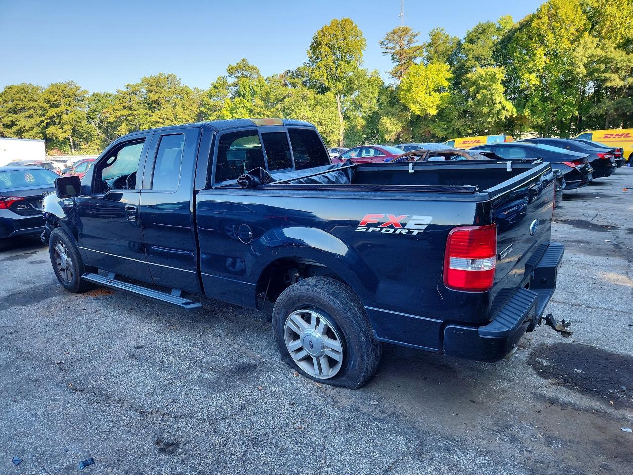 2007 Ford F150 Black vin: 1FTPX12V87KC13401