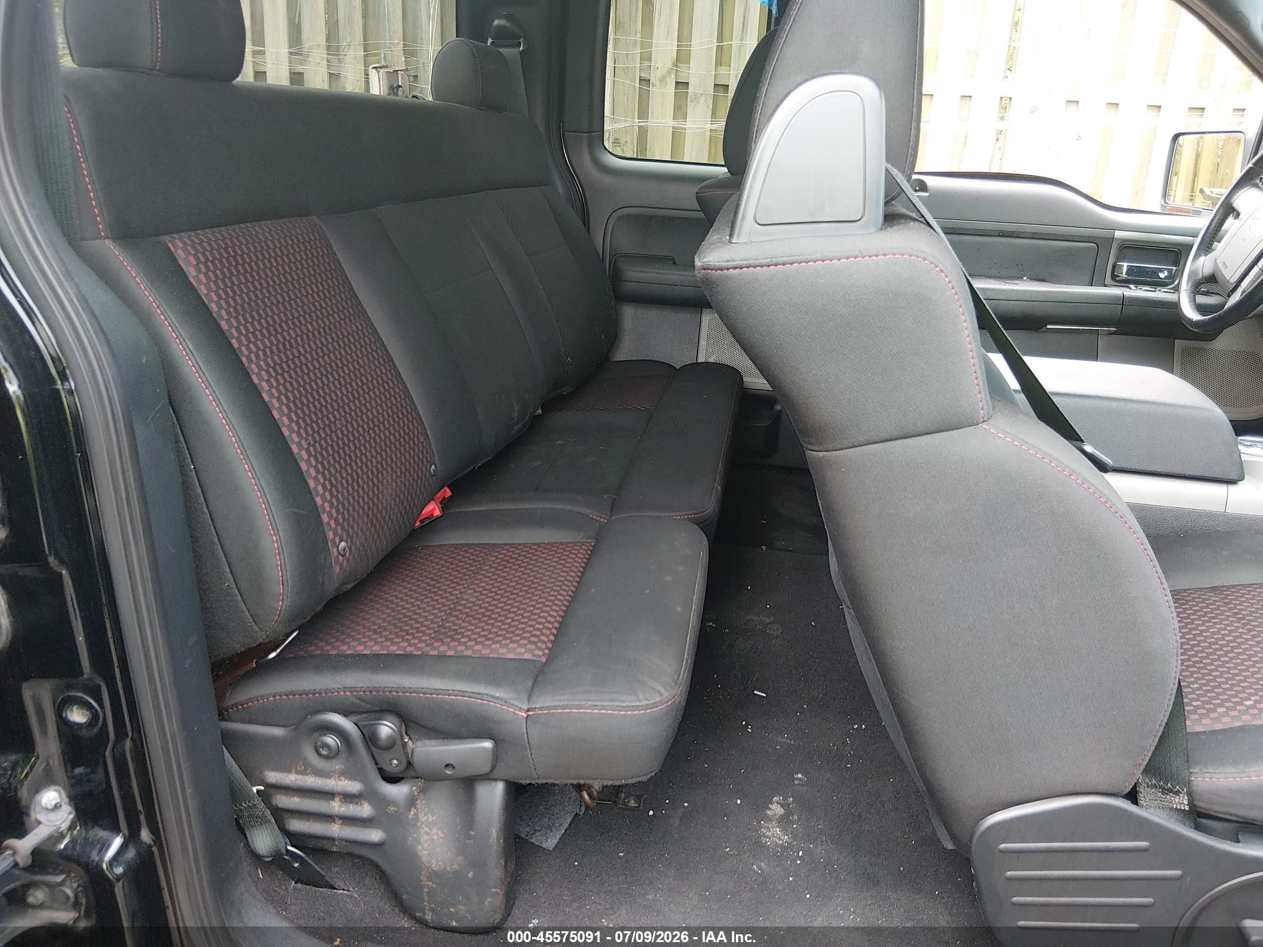 2007 Ford F-150 Lariat/stx/xl/xlt Black vin: 1FTPX12V87KD55179