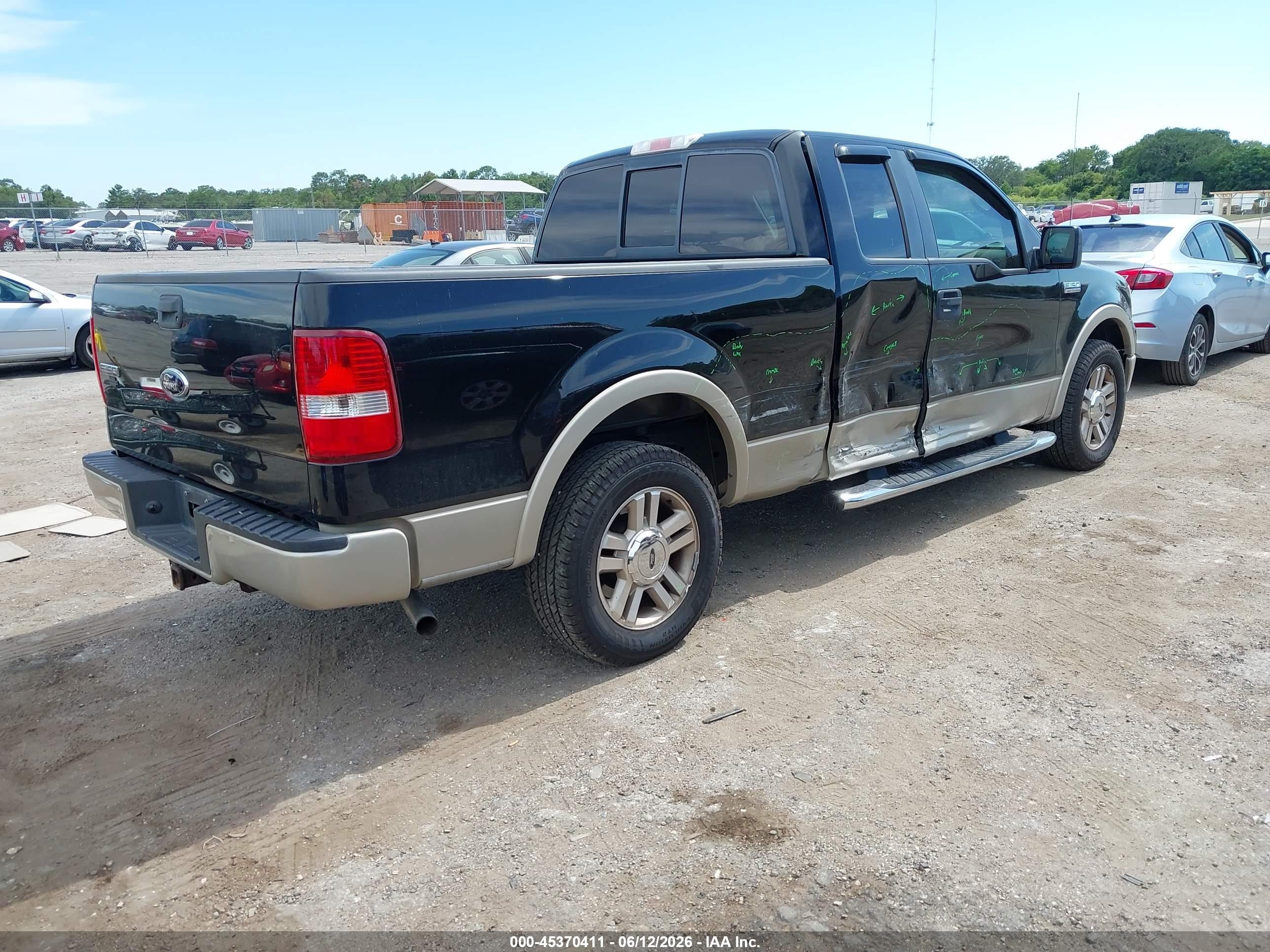 2007 Ford F-150 Lariat/stx/xl/xlt Black vin: 1FTPX12V87NA41580