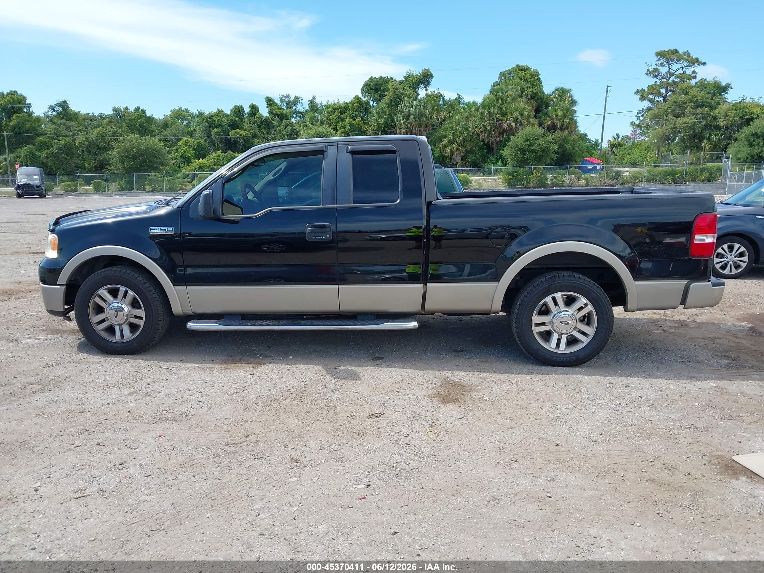 2007 Ford F-150 Lariat/stx/xl/xlt Black vin: 1FTPX12V87NA41580
