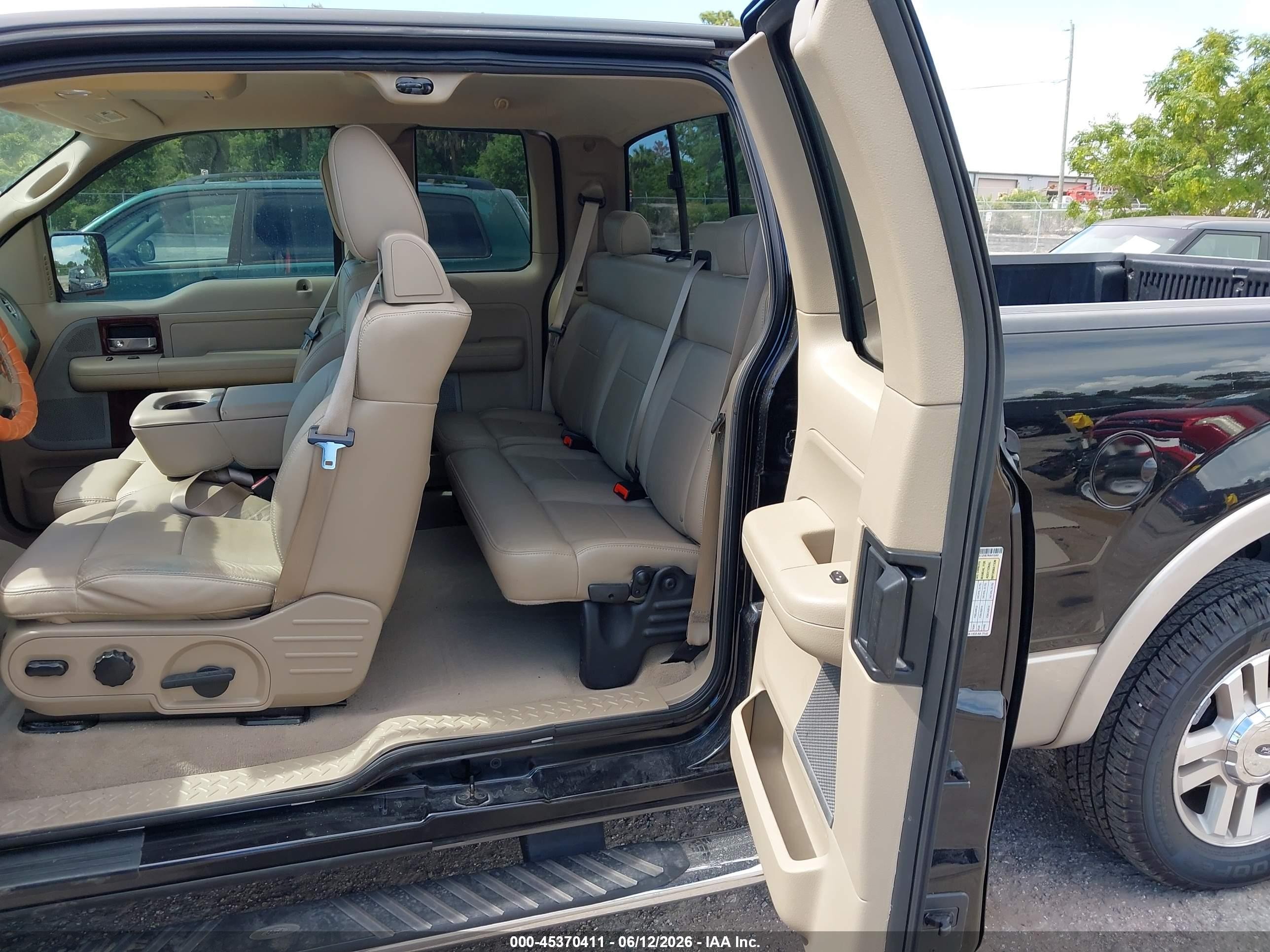 2007 Ford F-150 Lariat/stx/xl/xlt Black vin: 1FTPX12V87NA41580
