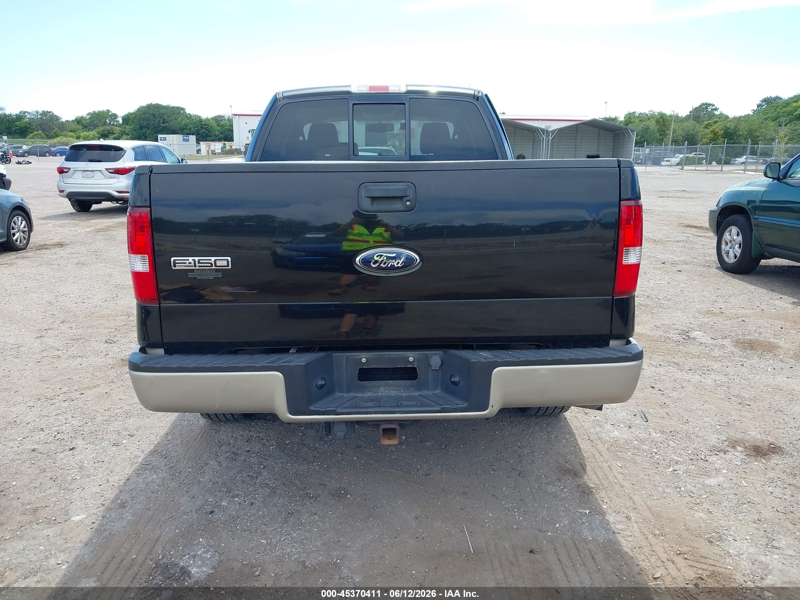 2007 Ford F-150 Lariat/stx/xl/xlt Black vin: 1FTPX12V87NA41580