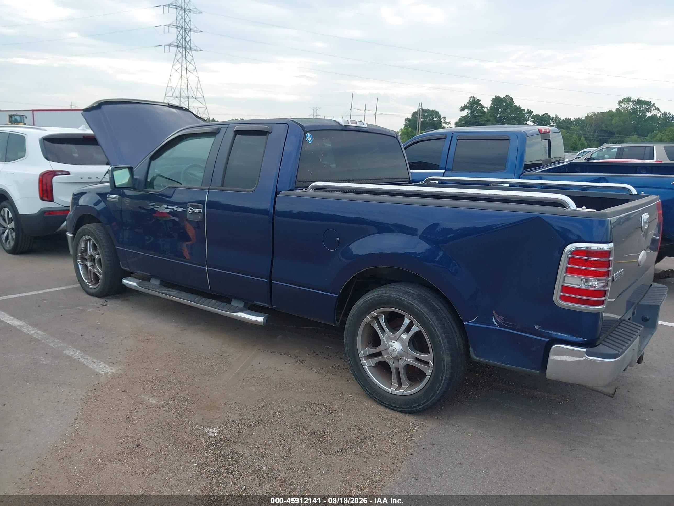 2008 Ford F-150 60th Anniversary/fx2/lariat/xl/xlt Blue vin: 1FTPX12V88FA93934