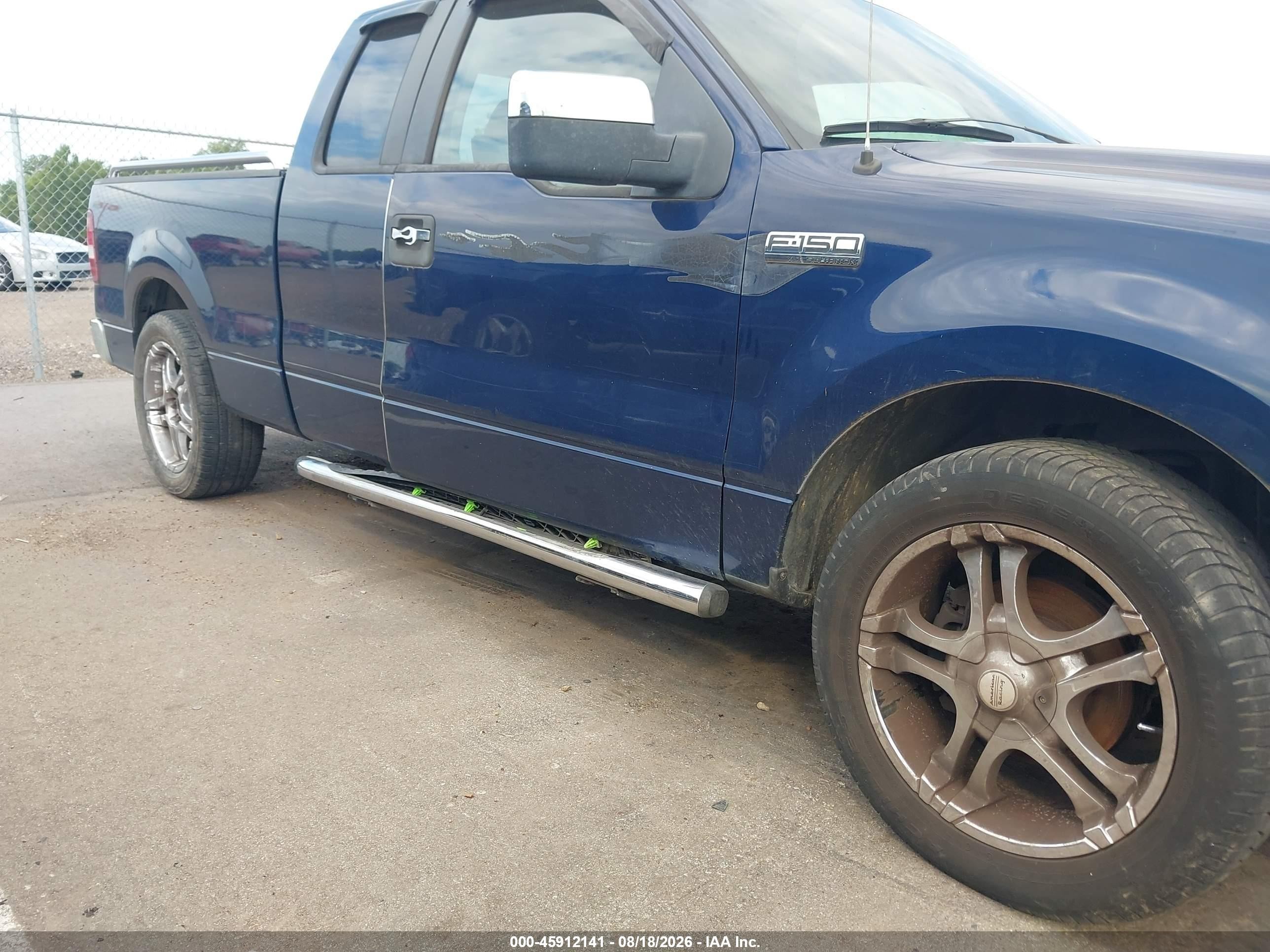 2008 Ford F-150 60th Anniversary/fx2/lariat/xl/xlt Blue vin: 1FTPX12V88FA93934