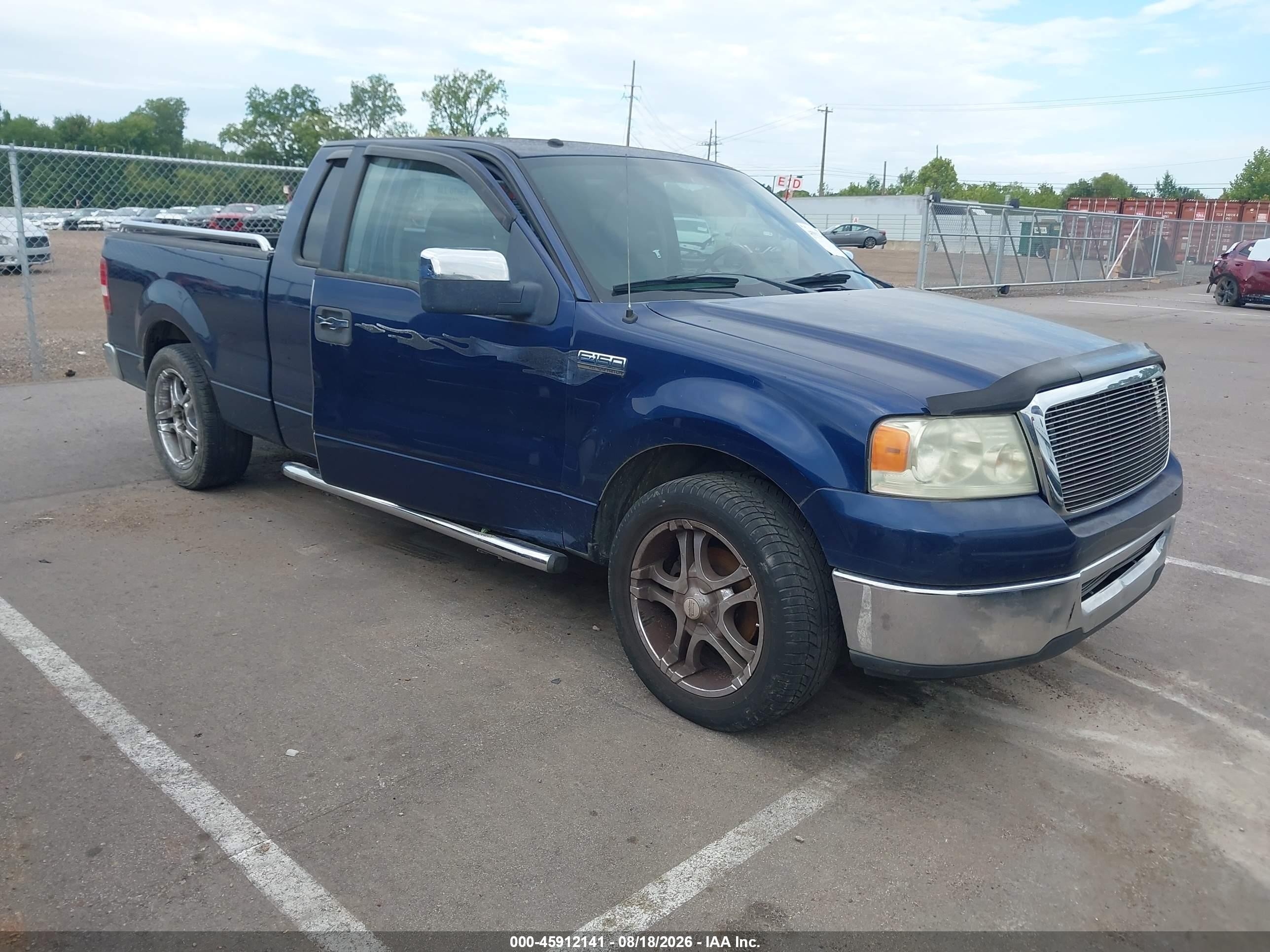 2008 Ford F-150 60th Anniversary/fx2/lariat/xl/xlt Blue vin: 1FTPX12V88FA93934