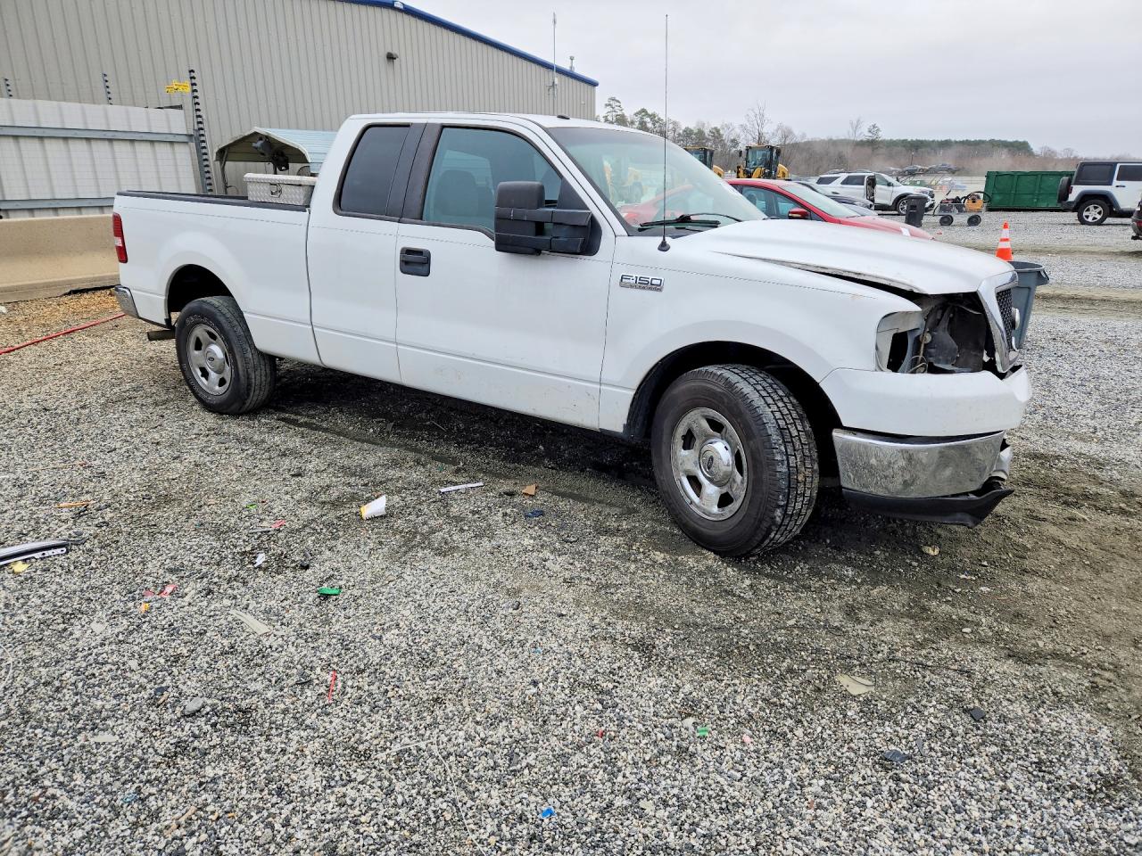 2008 Ford F150 White vin: 1FTPX12V88KC87547