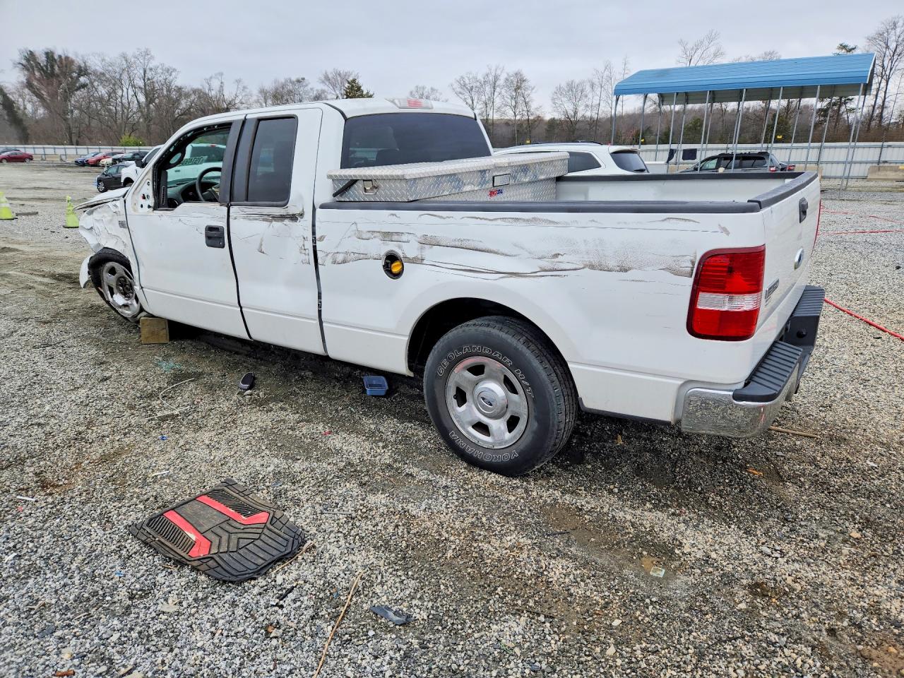 2008 Ford F150 White vin: 1FTPX12V88KC87547