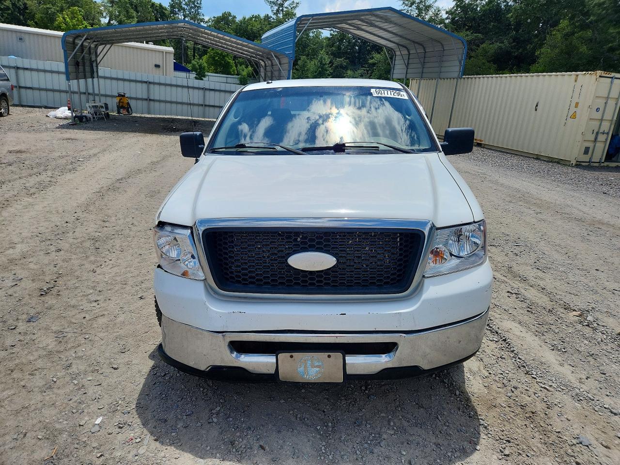 2008 Ford F150 White vin: 1FTPX12V98FA52731