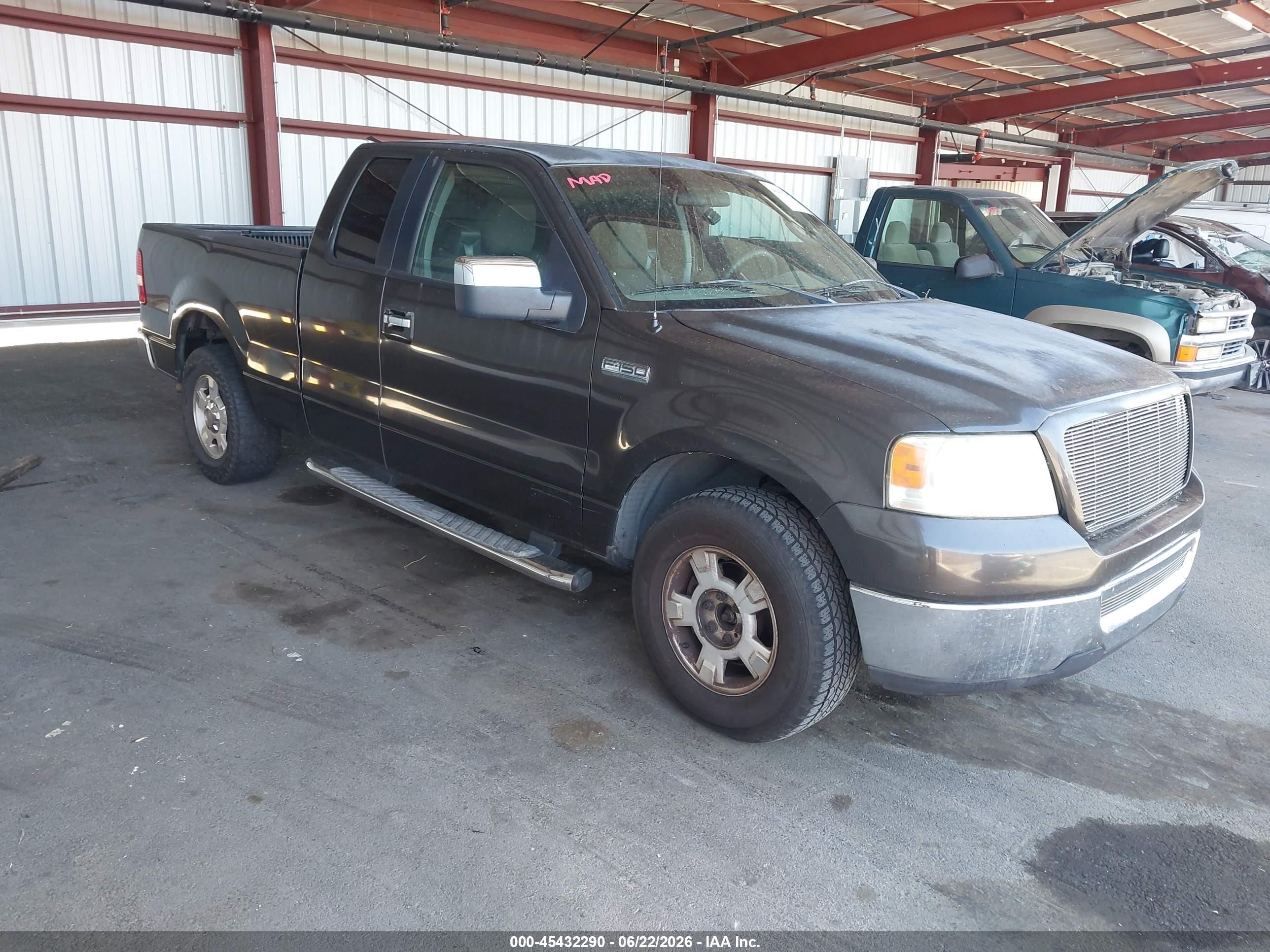 2006 Ford F-150 Lariat/xl/xlt Gray vin: 1FTPX12VX6NA95252