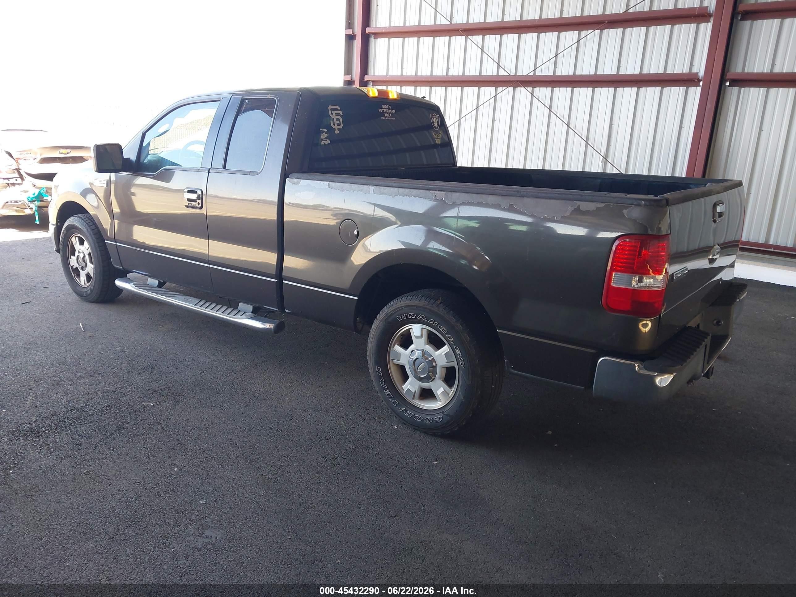 2006 Ford F-150 Lariat/xl/xlt Gray vin: 1FTPX12VX6NA95252