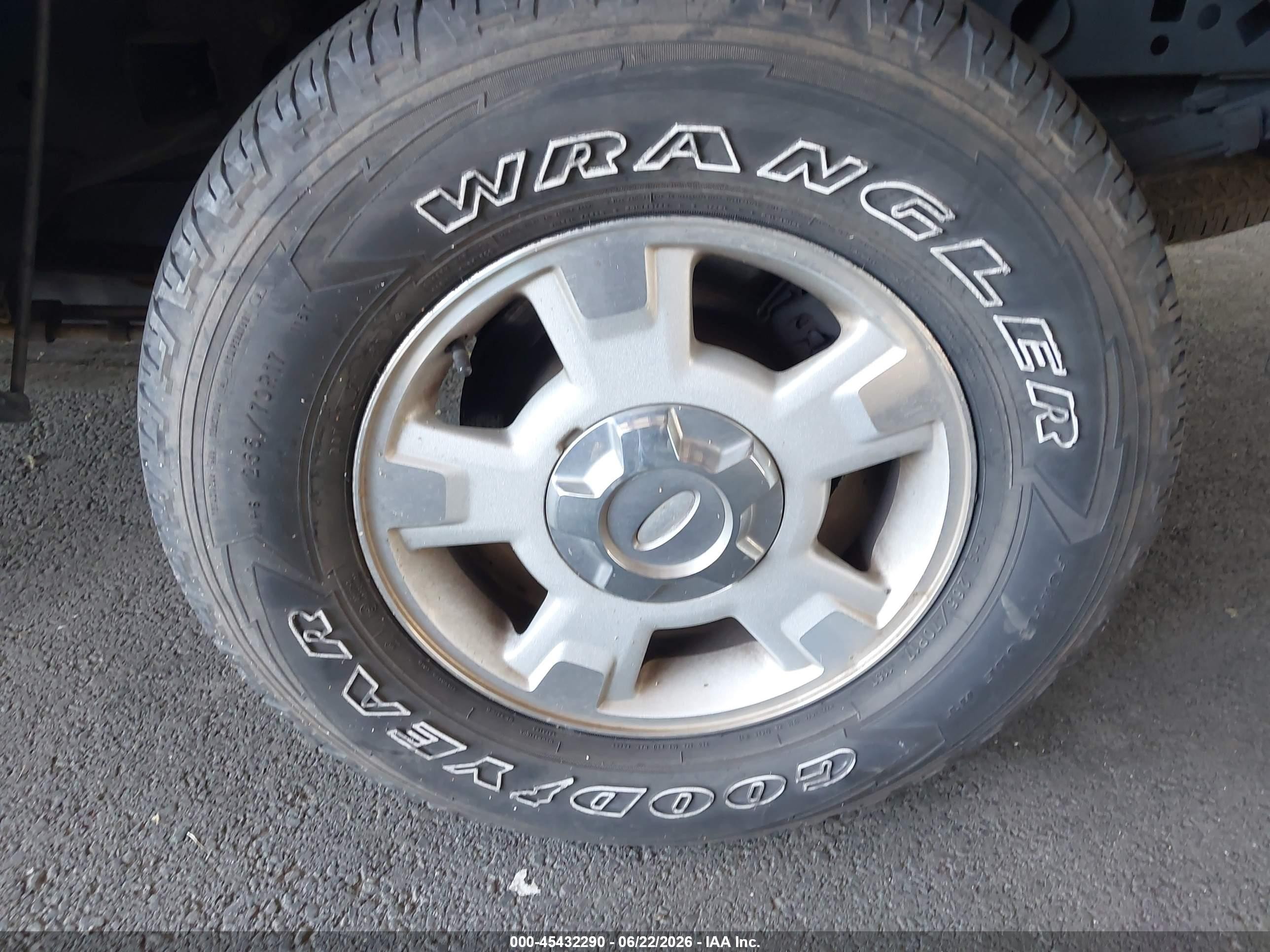 2006 Ford F-150 Lariat/xl/xlt Gray vin: 1FTPX12VX6NA95252