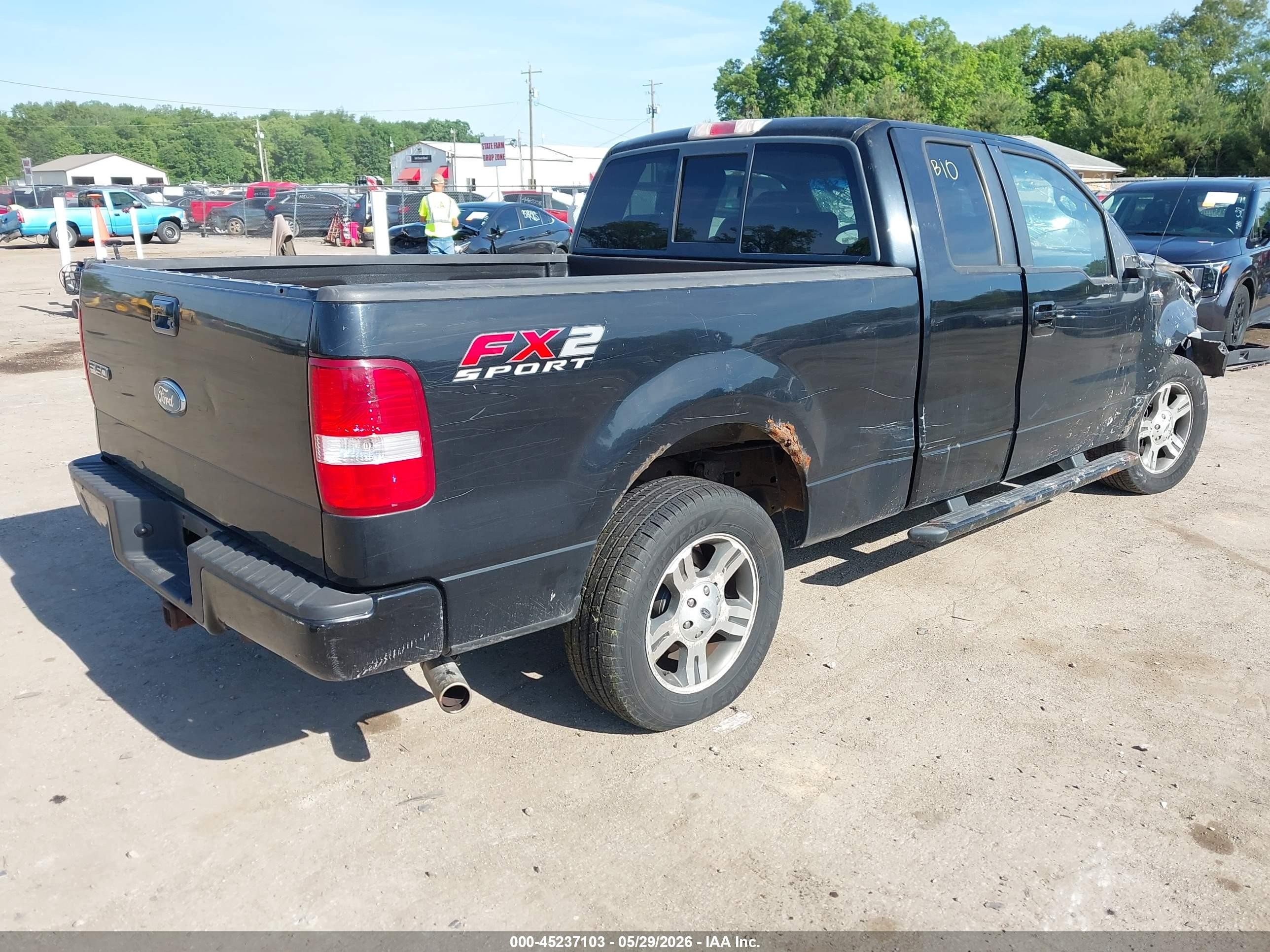 2008 Ford F-150 Xlt Black vin: 1FTPX12VX8KC53822